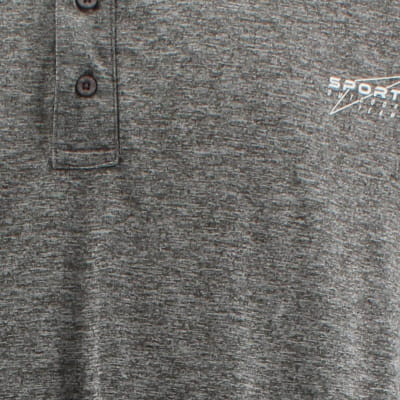 Polo gris chiné - homme - Atlas For Men - taille 5XL - Photo 3