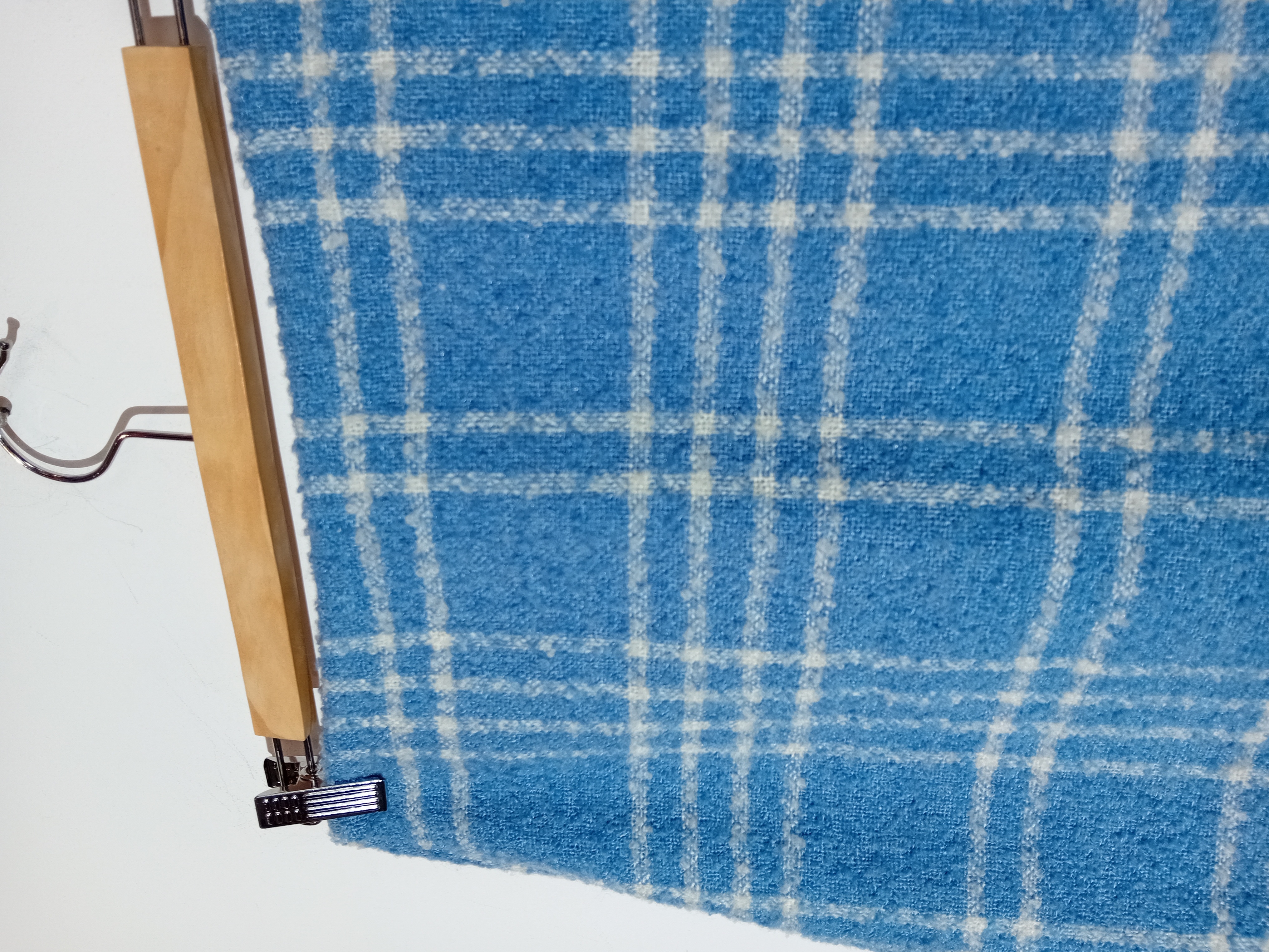 Jupe Écossaise Monkl Bleu & Blanc Laine Mélangée S (t5353) Très bon état - Vue 2 - 