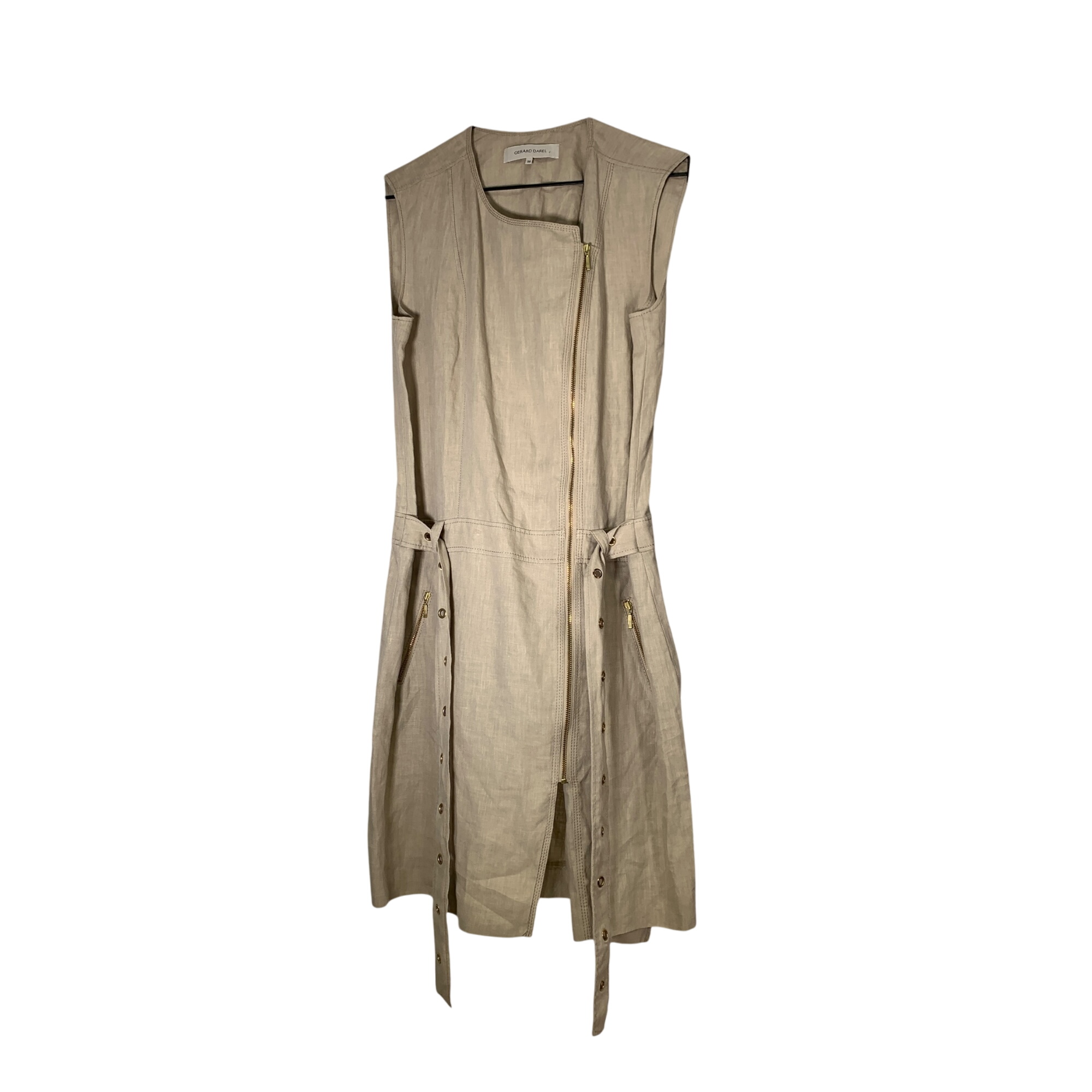 Robe beige - Gérard Darel - T38 Très bon état -  reconditionné disponible sur Label Emmaüs