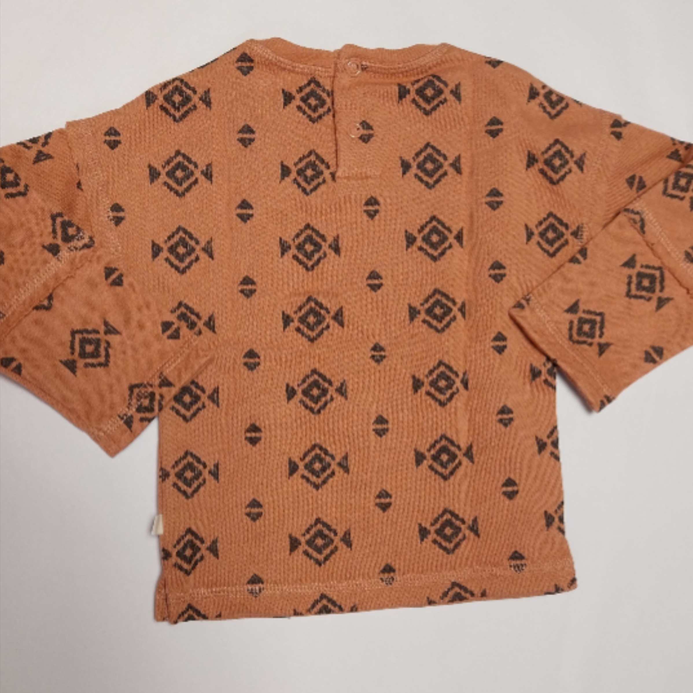 sweat bebe motif noir et fauve 12 mois - Photo 1