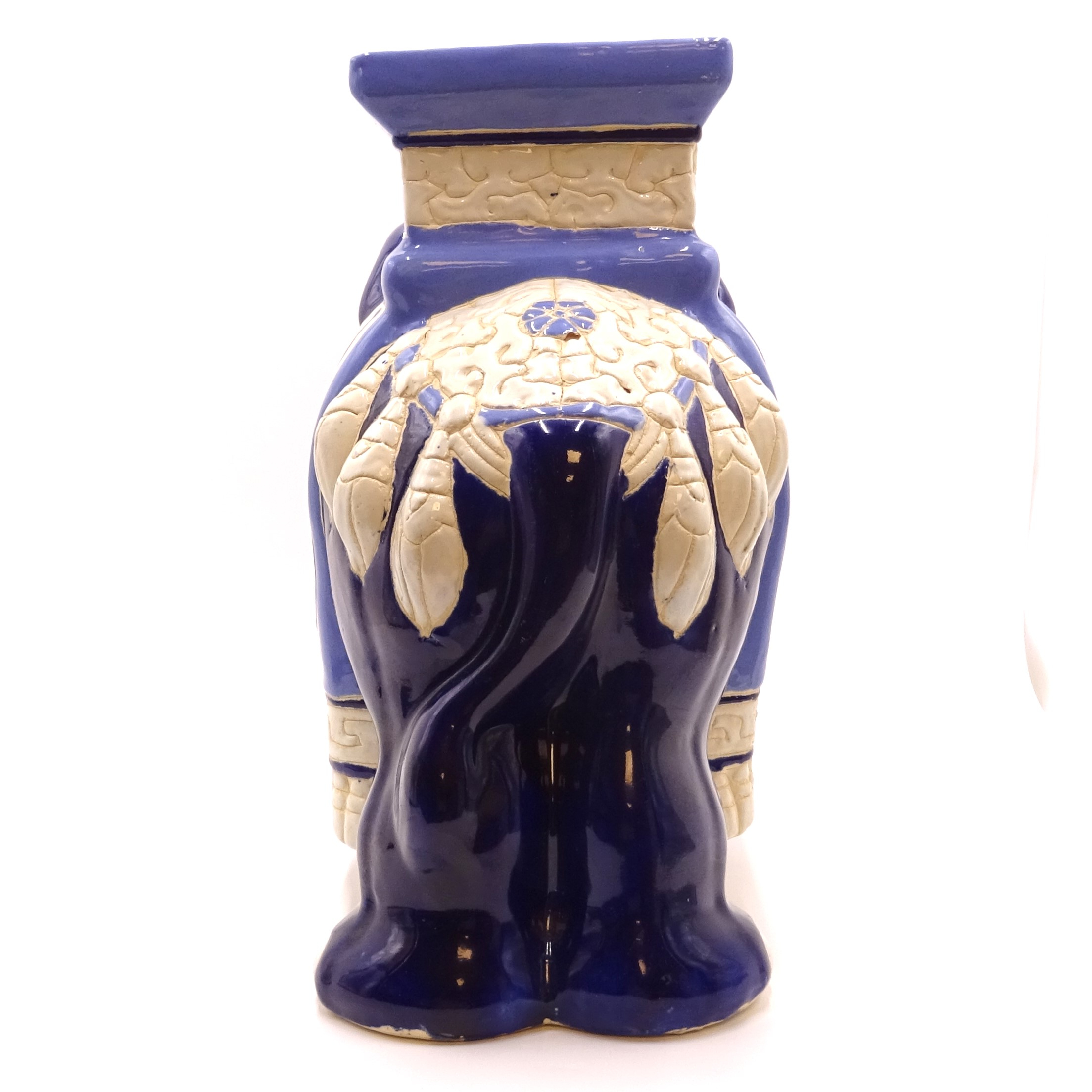 Eléphant porte plante 42cm - Bon état - Photo 4