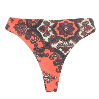 Bas de maillot de bain fauve avec imprimés - Femme - Zaful - Taille S - Photo 1