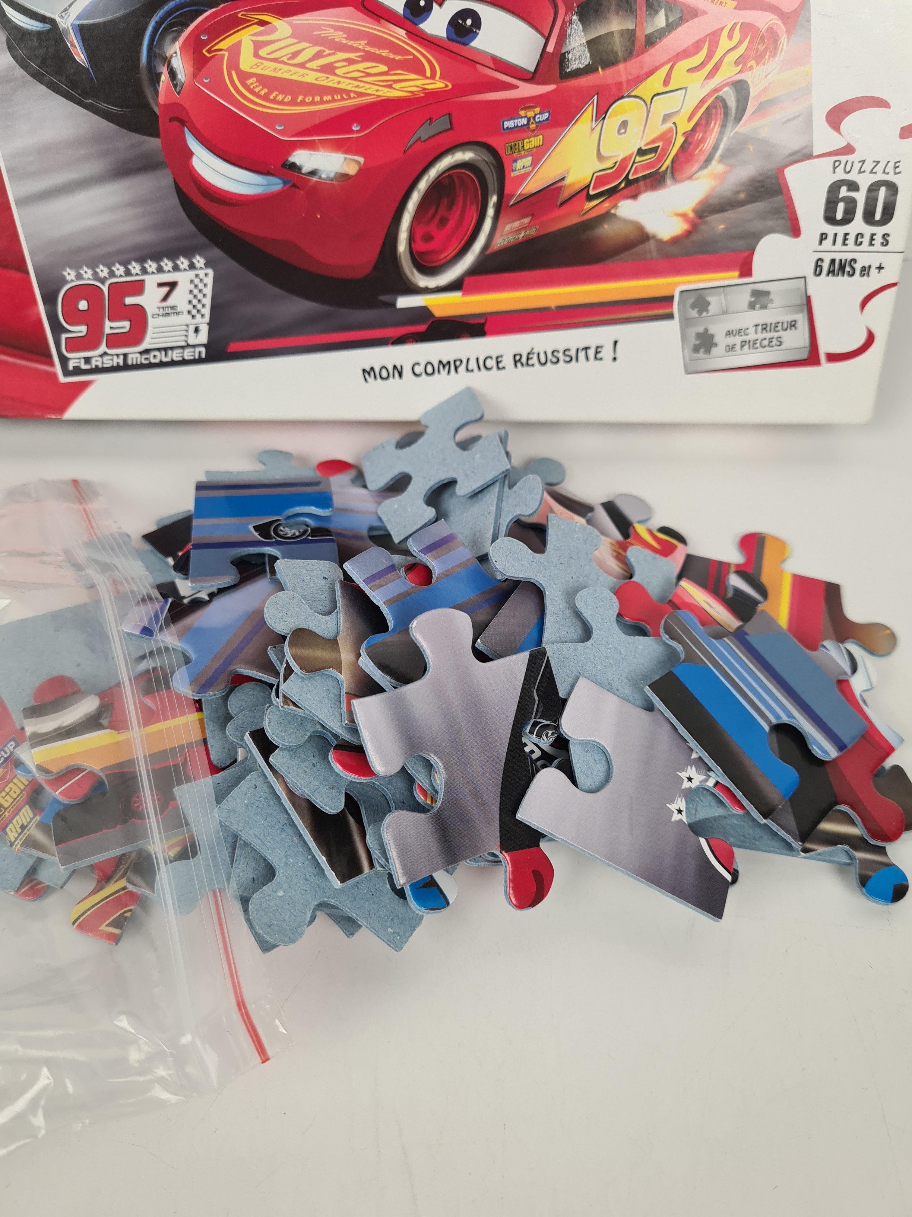 Puzzle 60 pièces - Jackson storm 20 - Disney Pixar cars - Nathan - 6 ans+ - Photo 3