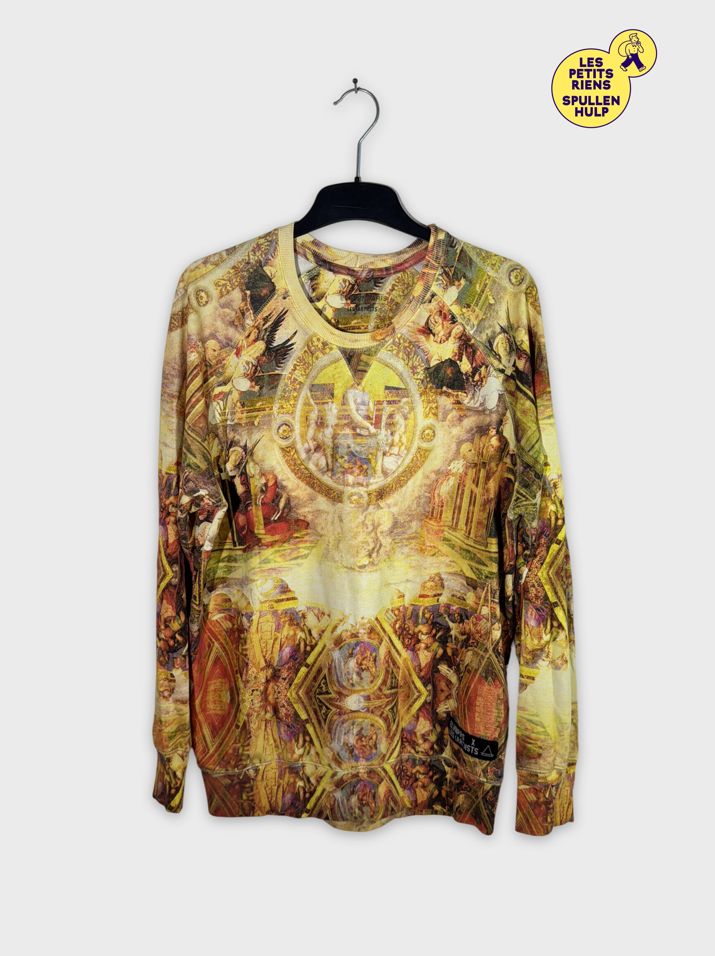 T-shirt imprimé jesus Eleven paris L x Les (art)ists Très bon état -  reconditionné disponible sur Label Emmaüs