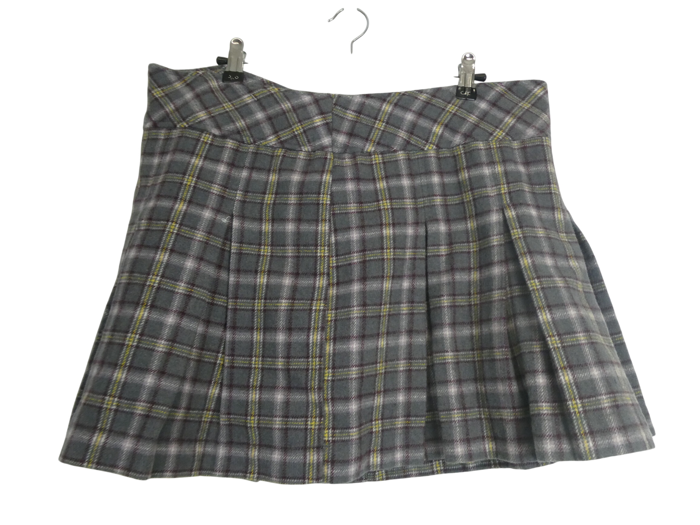 Creeks jupe courte en laine à motif tartan - Taille 44/XXL - Photo 0