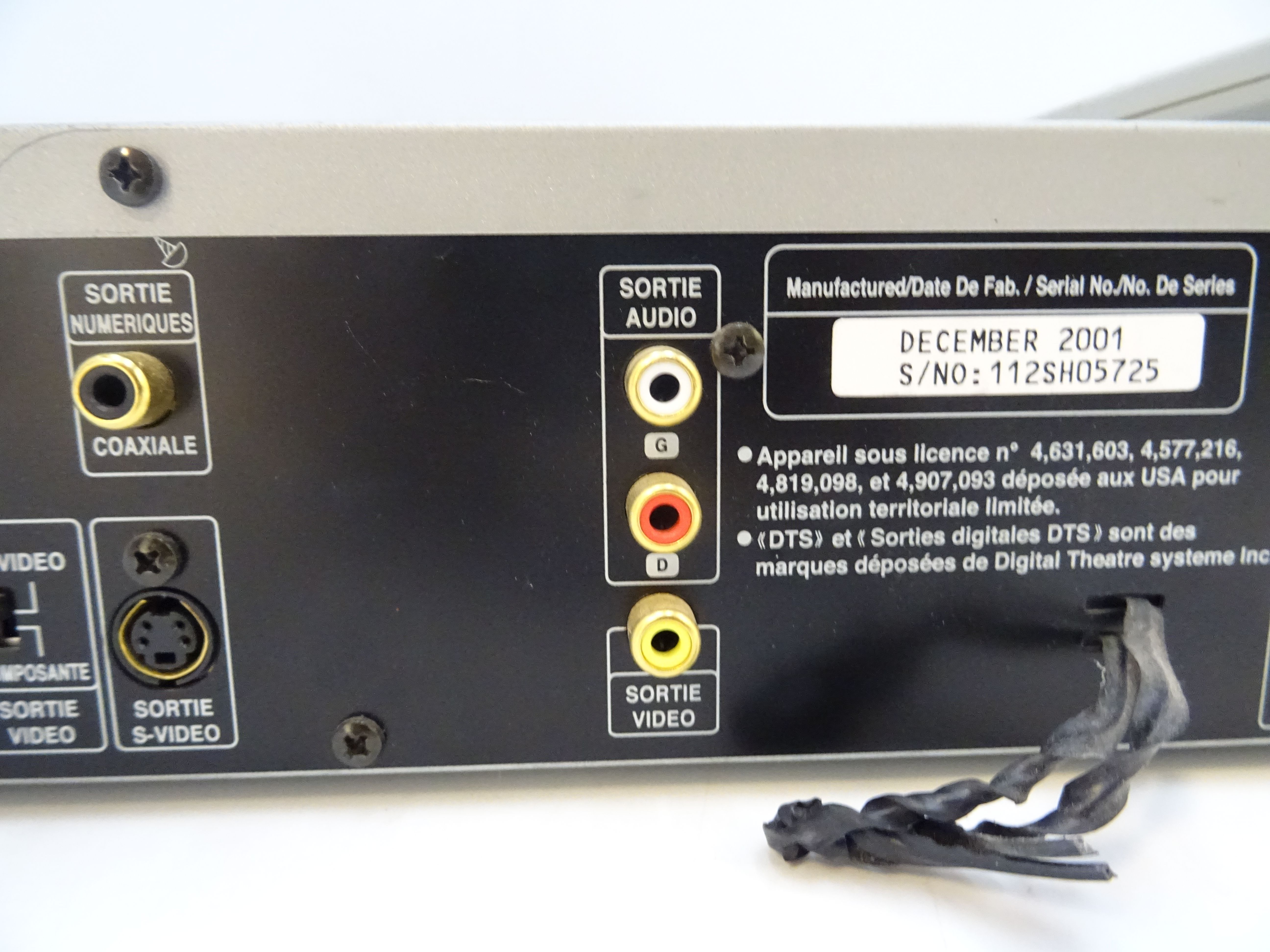 Voir photo 7 de Lecteur CD/DVD PLAYER DVD 4710 Lecteur CD/DVD PLAYER DVD 4710 État correct - Vue 7 -