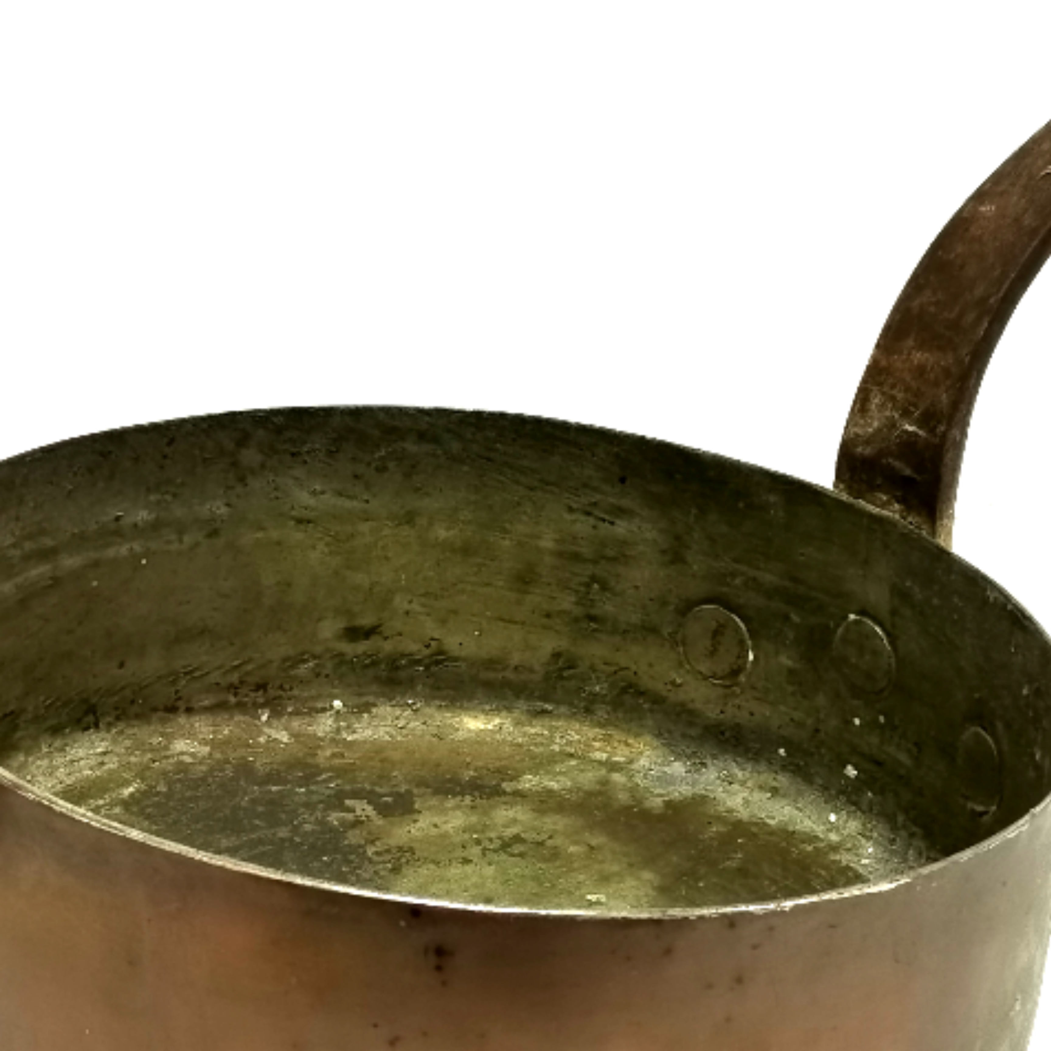 Casserole en cuivre - vintage - ancien - sauteuse - État correct - Photo 4