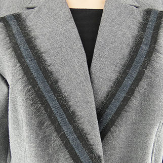 Voir photo 4 de Veste grise chinée - Femme- Weinberg- Taille 46 Veste grise chinée - Femme- Weinberg- Taille 46 Très bon état - Vue 4 -