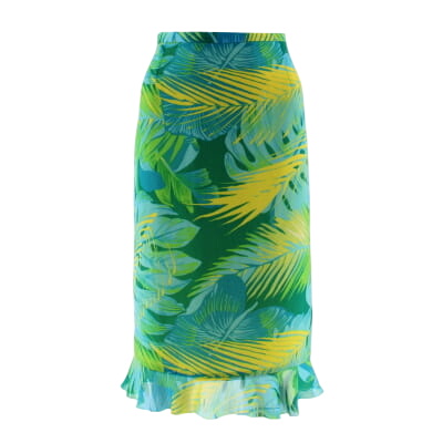 Jupe multicolore imprimée - Femme - GÉRARD PASQUIER - Taille 42 - Photo 0