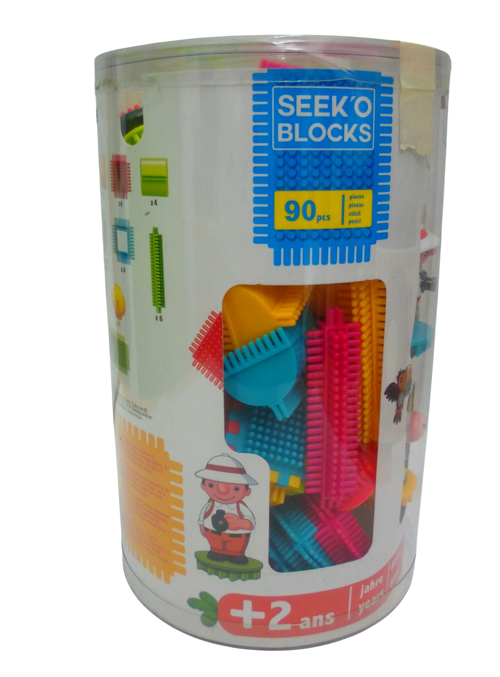 Jeu Seek'o Blocks 90 pièces : jeu de construction - Très bon état sur Label Emmaüs