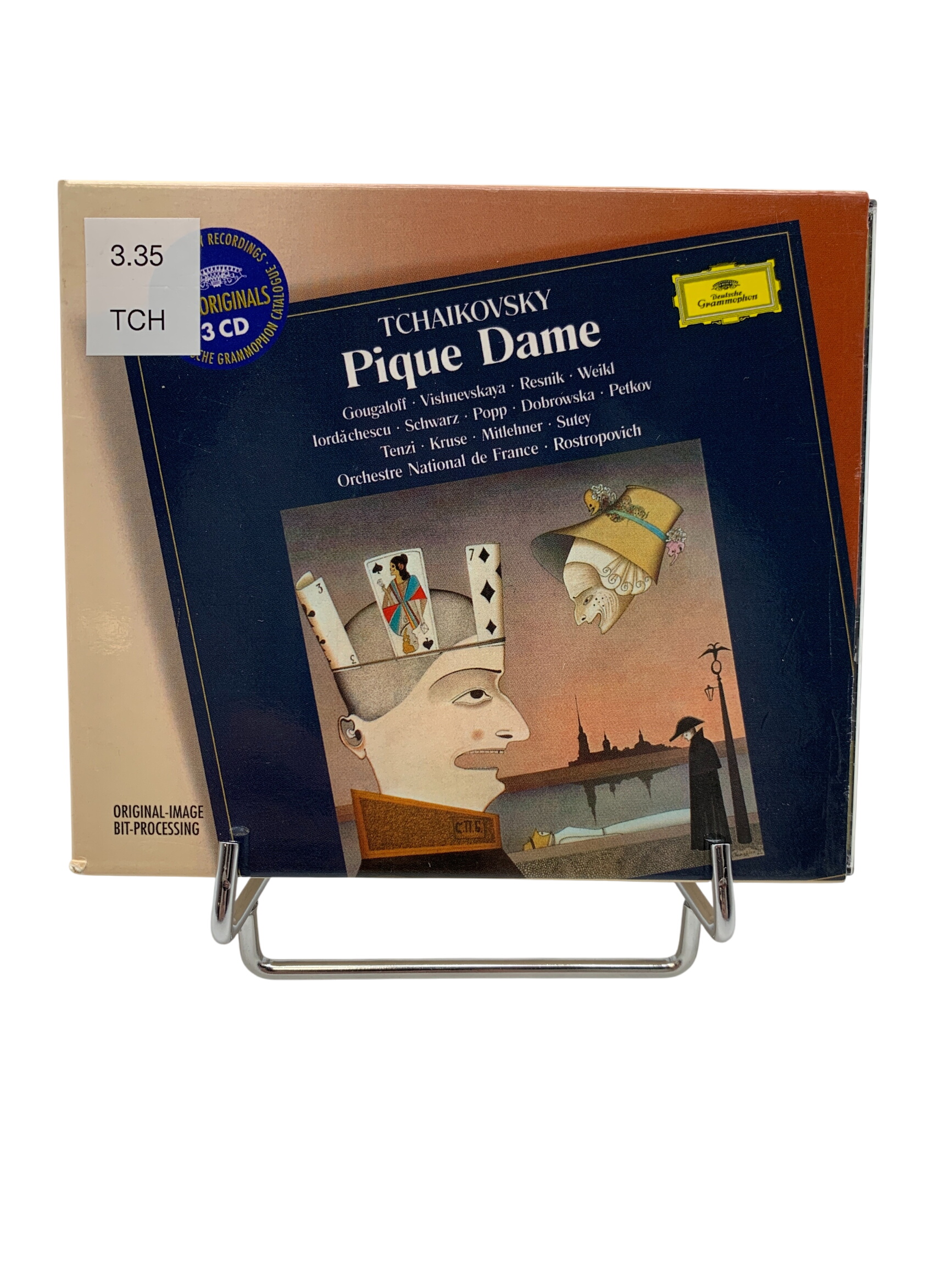 Pique Dame de Tchaikovsky - coffret CD Très bon état -  reconditionné disponible sur Label Emmaüs