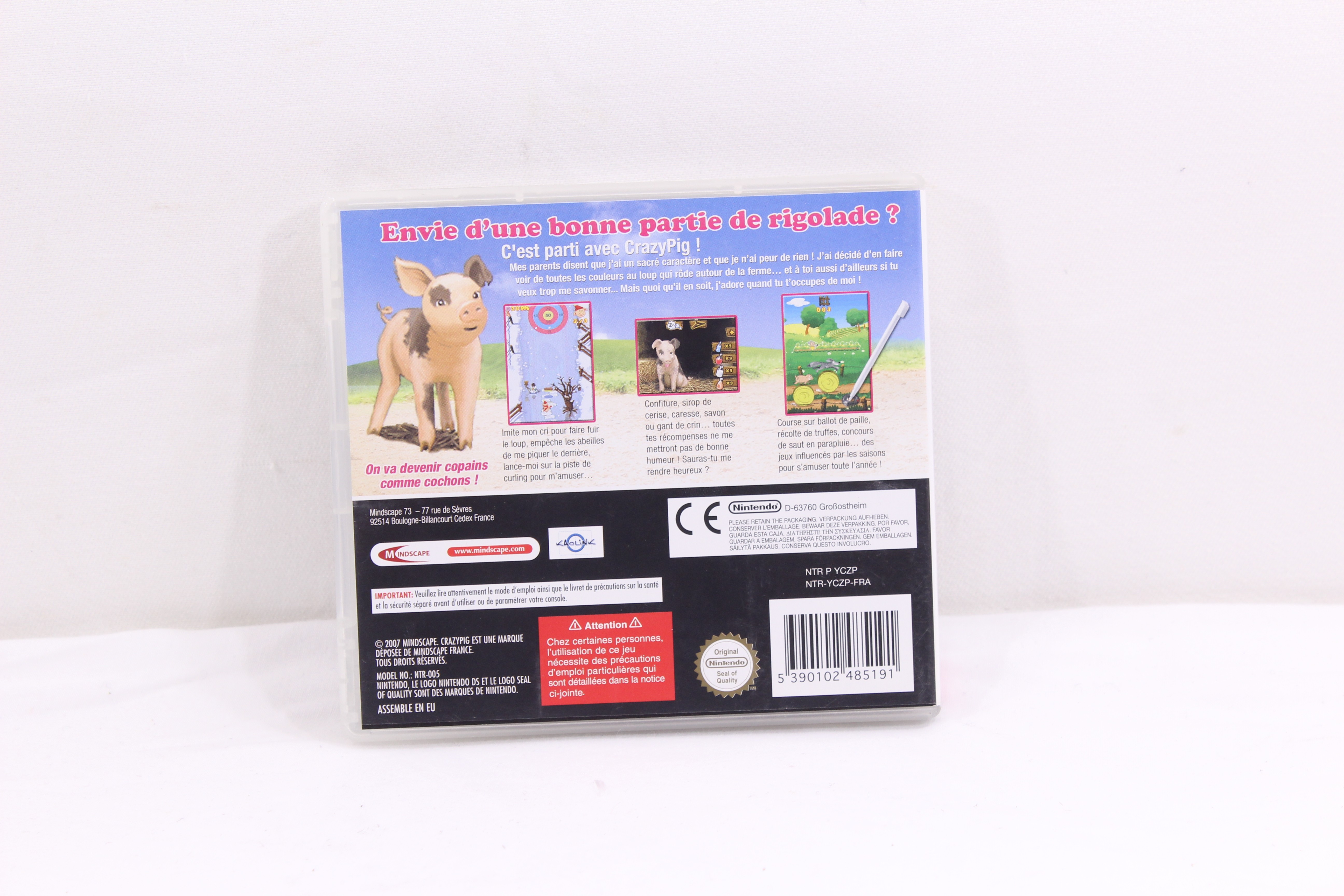Voir photo 3 de Cartouche de jeu vidéo + boite 'Crazy Pig' - Nintendo DS Cartouche de jeu vidéo + boite 'Crazy Pig' - Nintendo DS Bon état - Vue 3 -