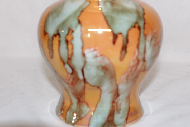 Vase soliflore en verre style opaline  Très bon état - Vue 7 - 