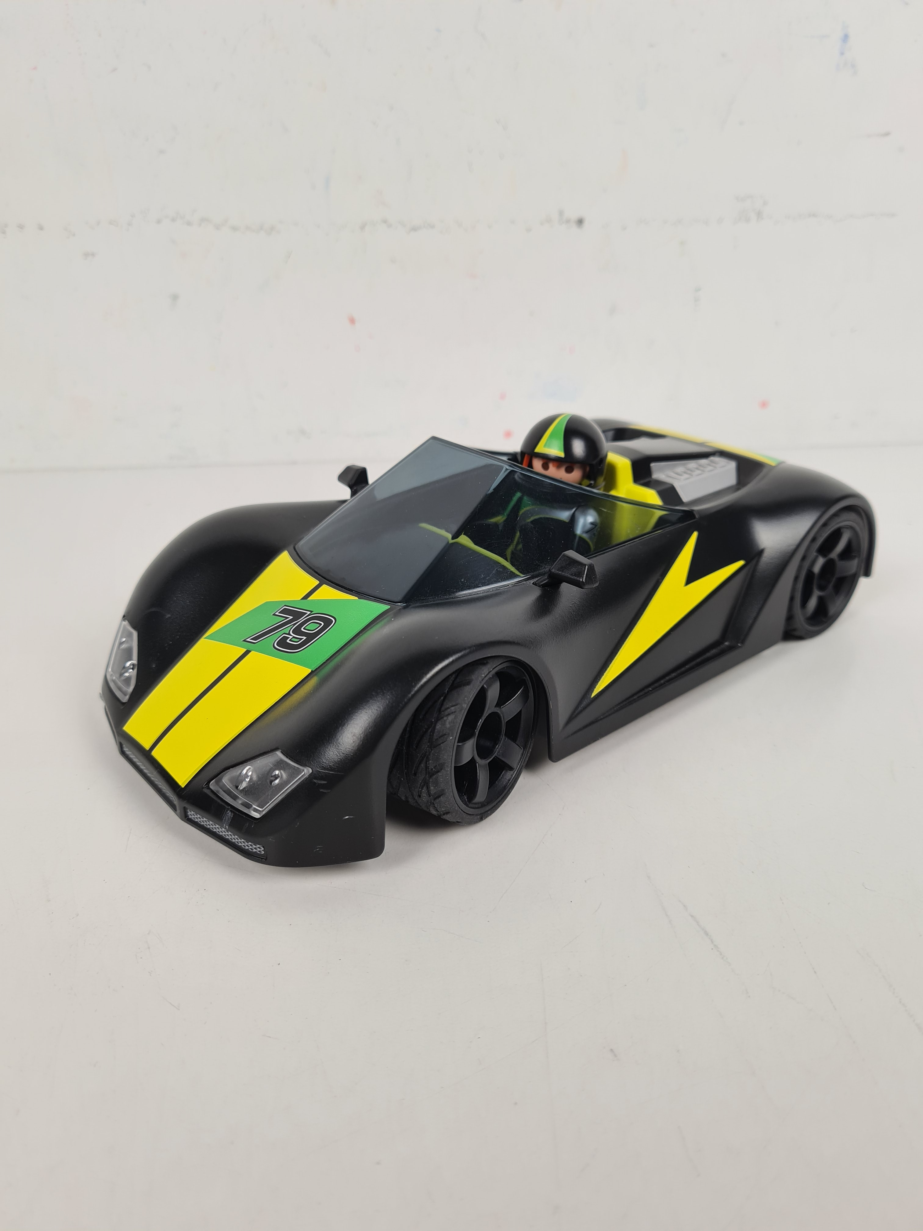 Voir photo 3 de Playmobil - Voiture de Course - incomplète - 23 cm Playmobil - Voiture de Course - incomplète - 23 cm Bon état - Vue 3 -