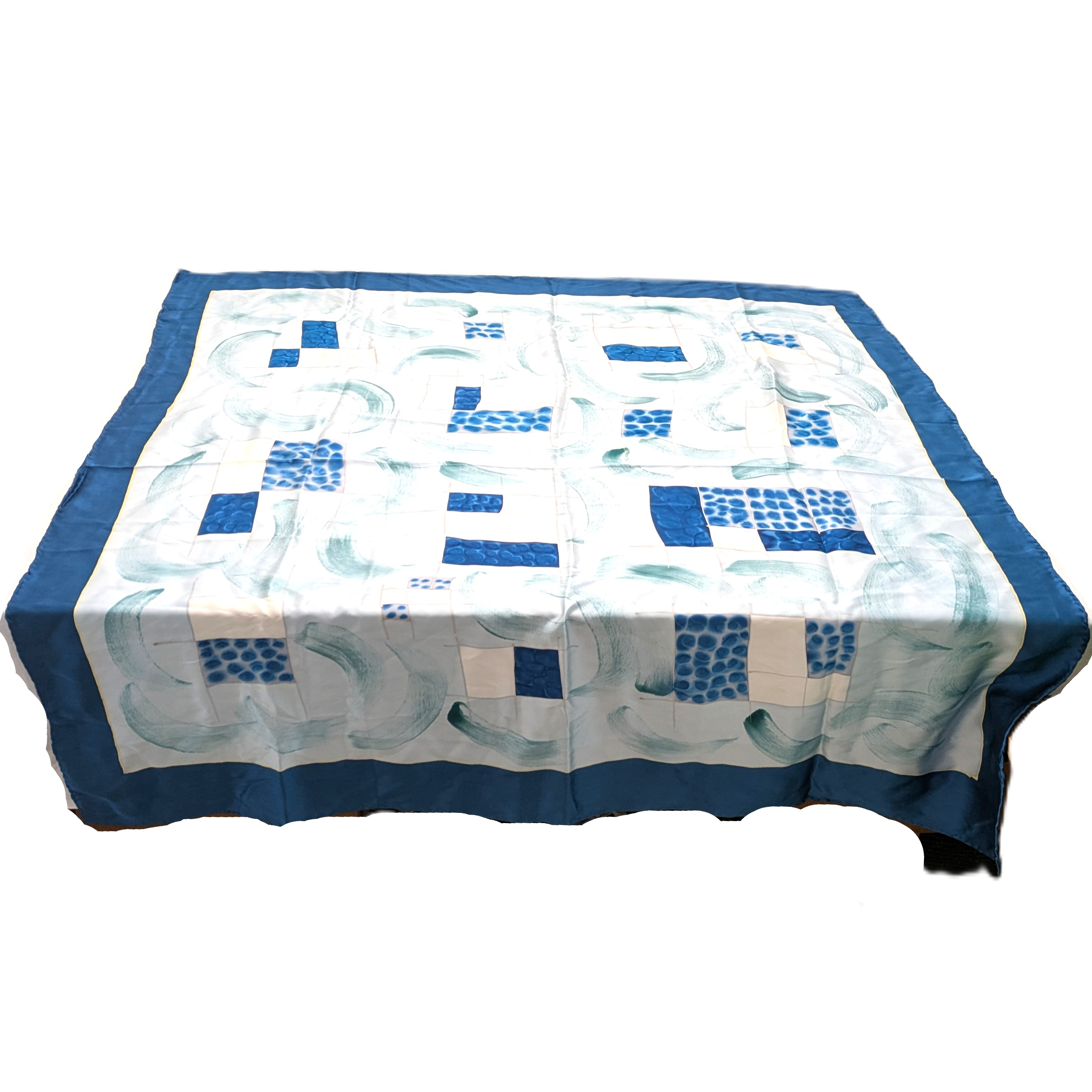 Foulard bleu - Photo 1