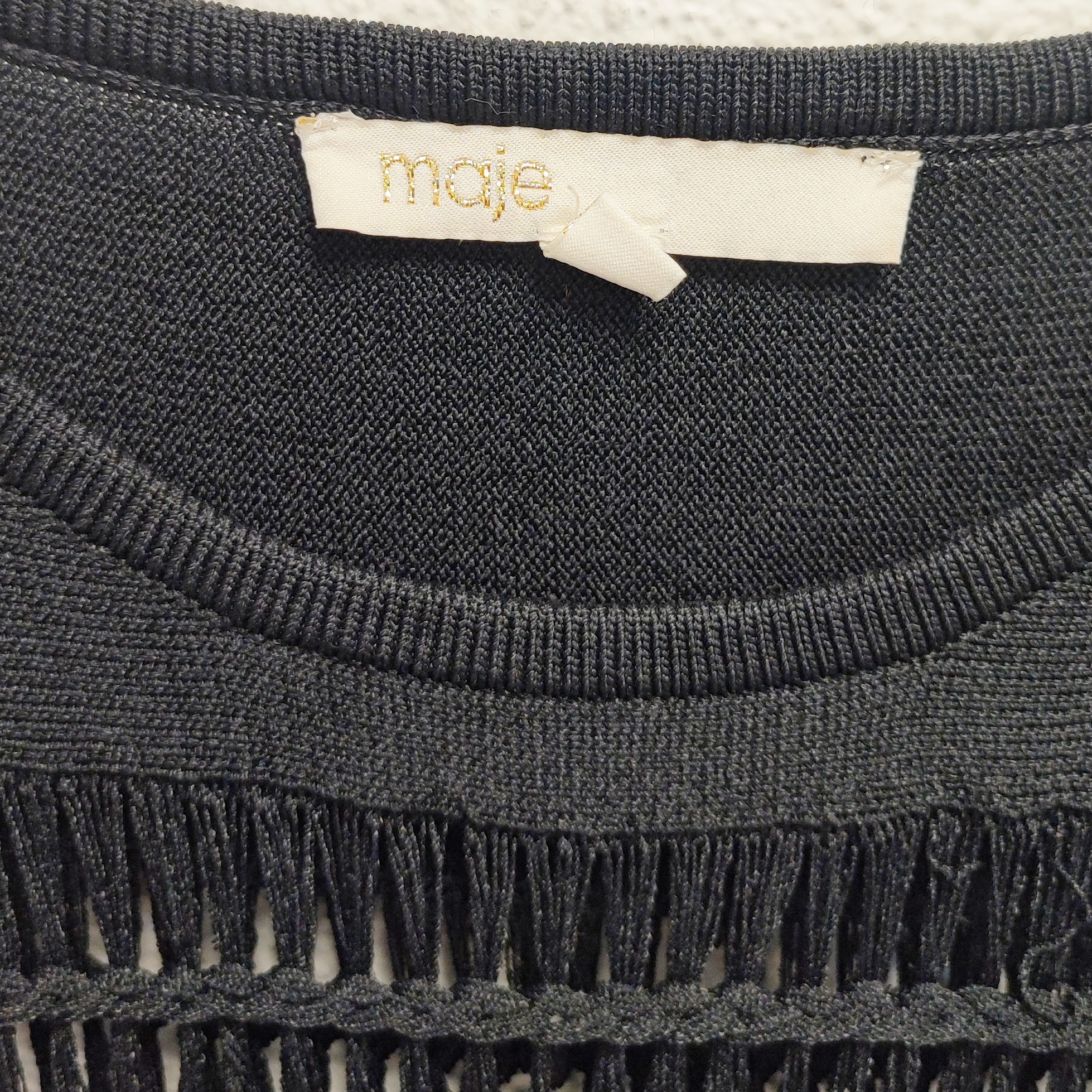 PROMO MAJE - Robe ajustée en mailles - T1 - Femme - État correct - Photo 4