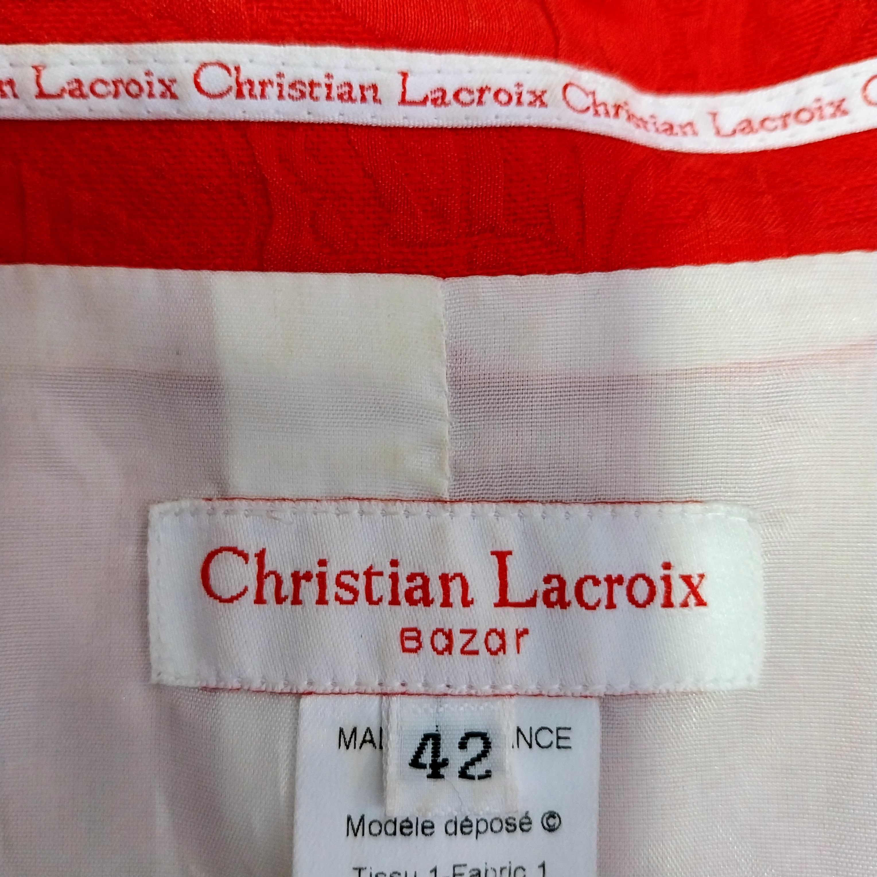 Veste - CHRISTIAN LACROIX - 42 Très bon état - Vue 8 - 