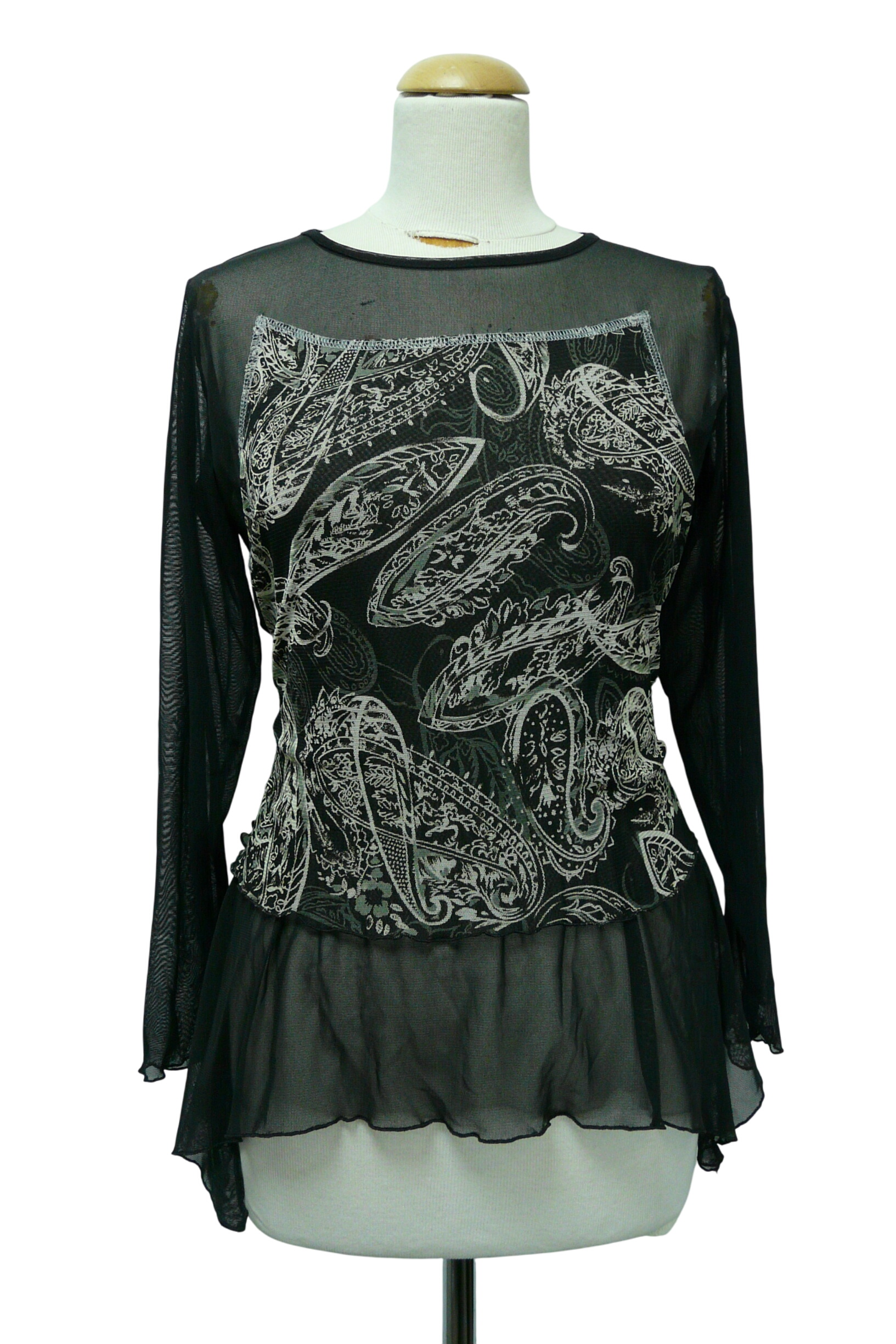 HF227 - Top en tulle - Griffon - Taille 2 (M)  -  reconditionné disponible sur Label Emmaüs