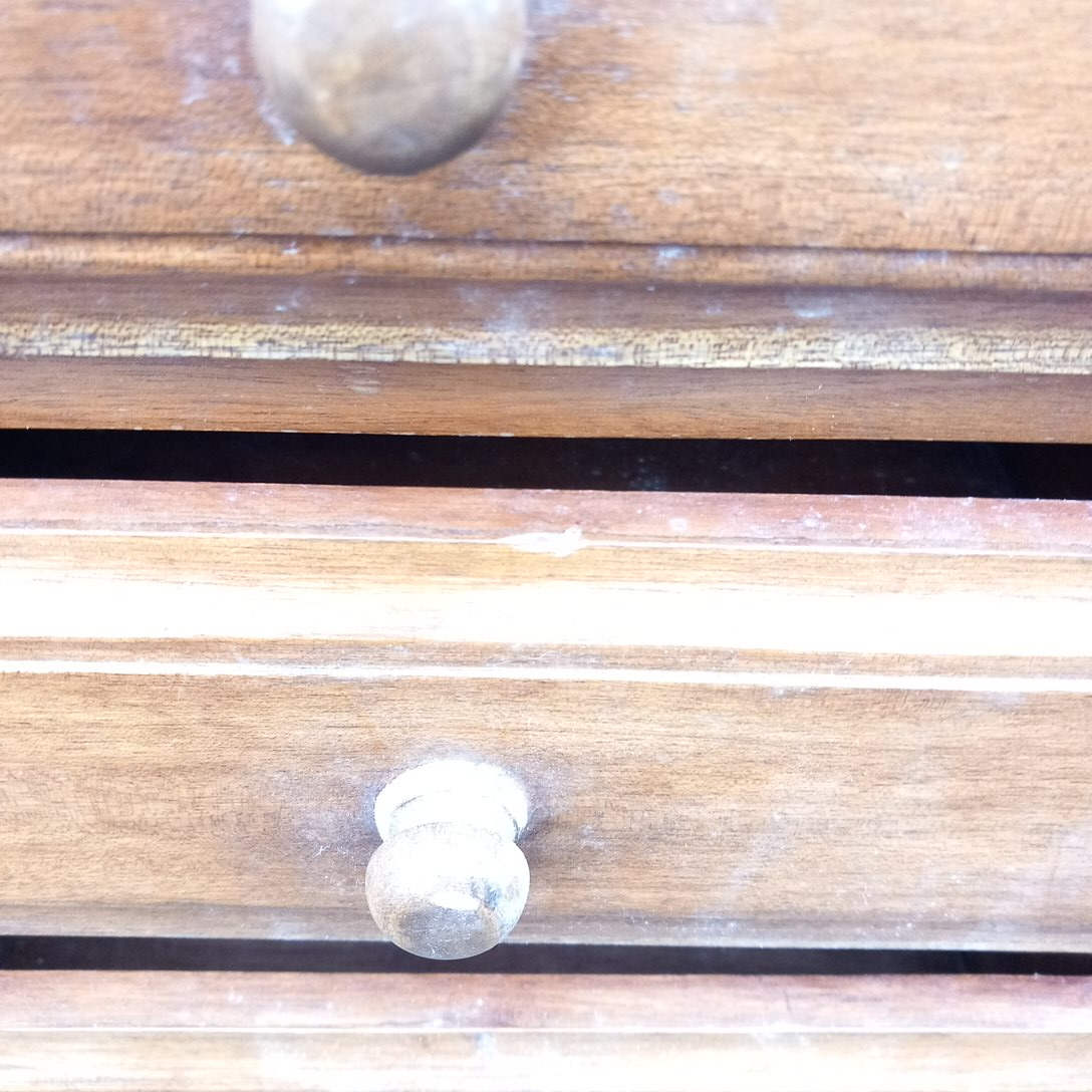 Secrétaire, bureau en acajou style Davenport - État correct - Photo 24