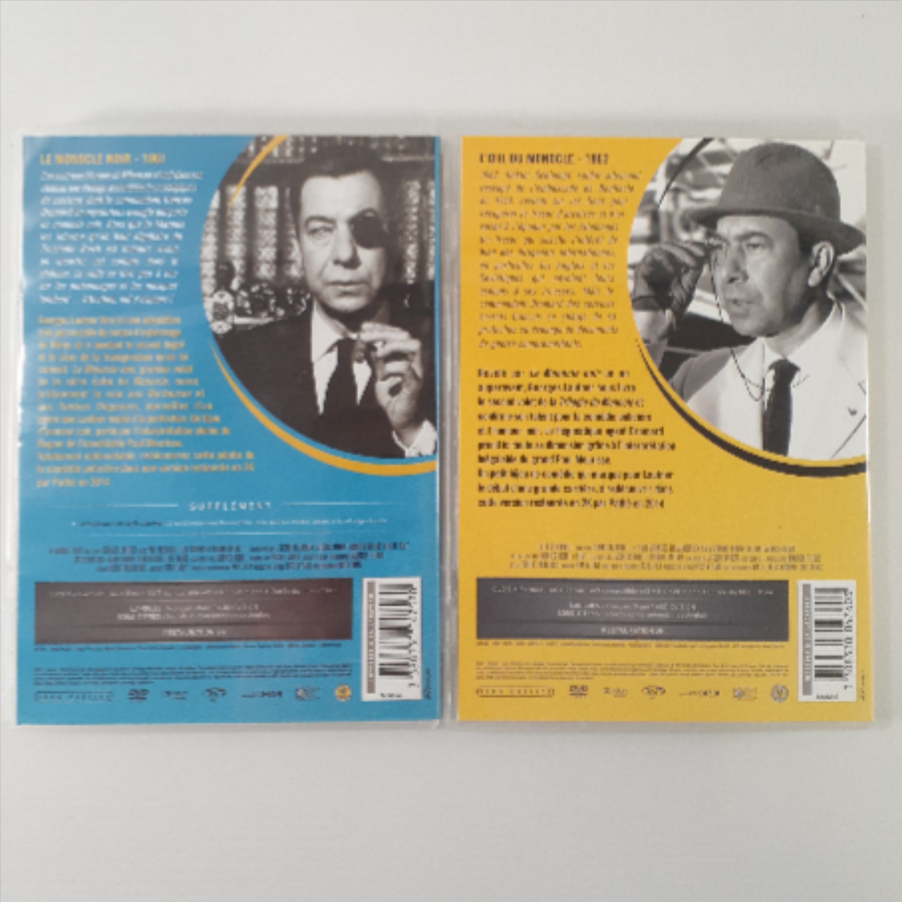 Voir photo 2 de Lot de 2 DVD Le Monocle noir + L'Œil du Monocle – Paul Meurisse - Georges Lautner Lot de 2 DVD Le Monocle noir + L'Œil du Monocle – Paul Meurisse - Georges Lautner Très bon état - Vue 2 -