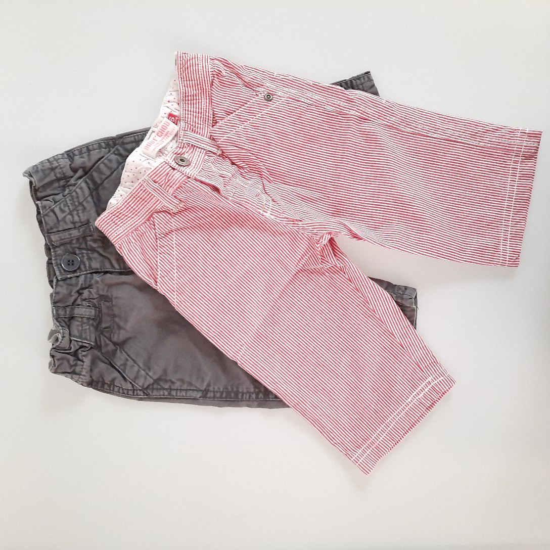 Voir photo 2 de 2 pantalons coton bébé 6 mois Bout'chou 2 pantalons coton bébé 6 mois Bout'chou Très bon état - Vue 2 -