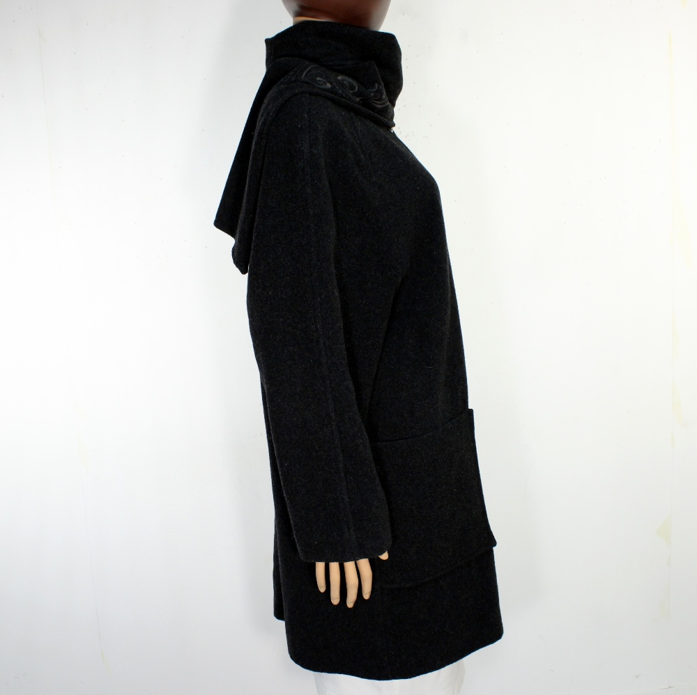 Manteau Femme Gris Anthracite PORSCHE Taille 2 Bon état - Vue 4 - 