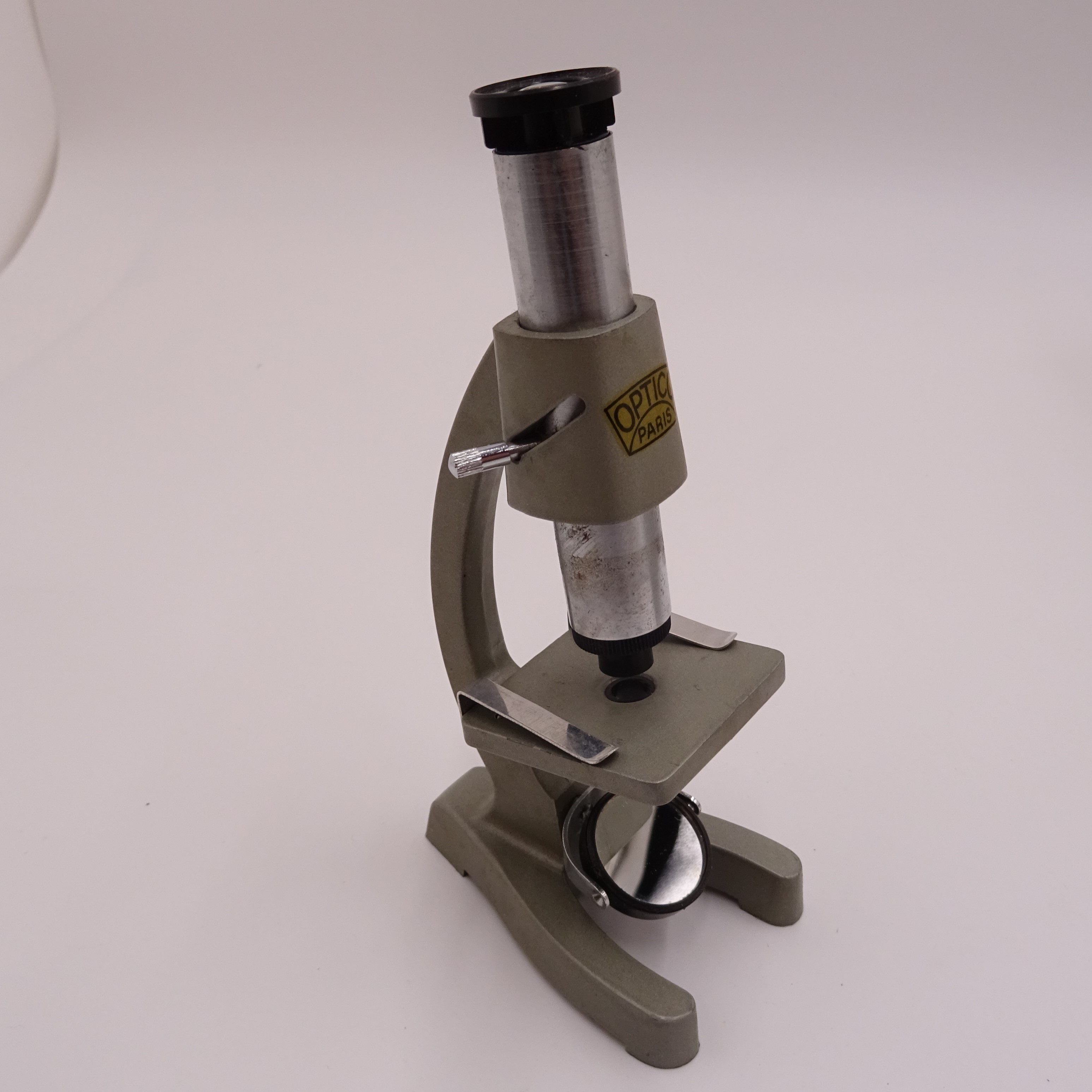Ancien Petit Microscope Optico 408 - État correct - Photo 2