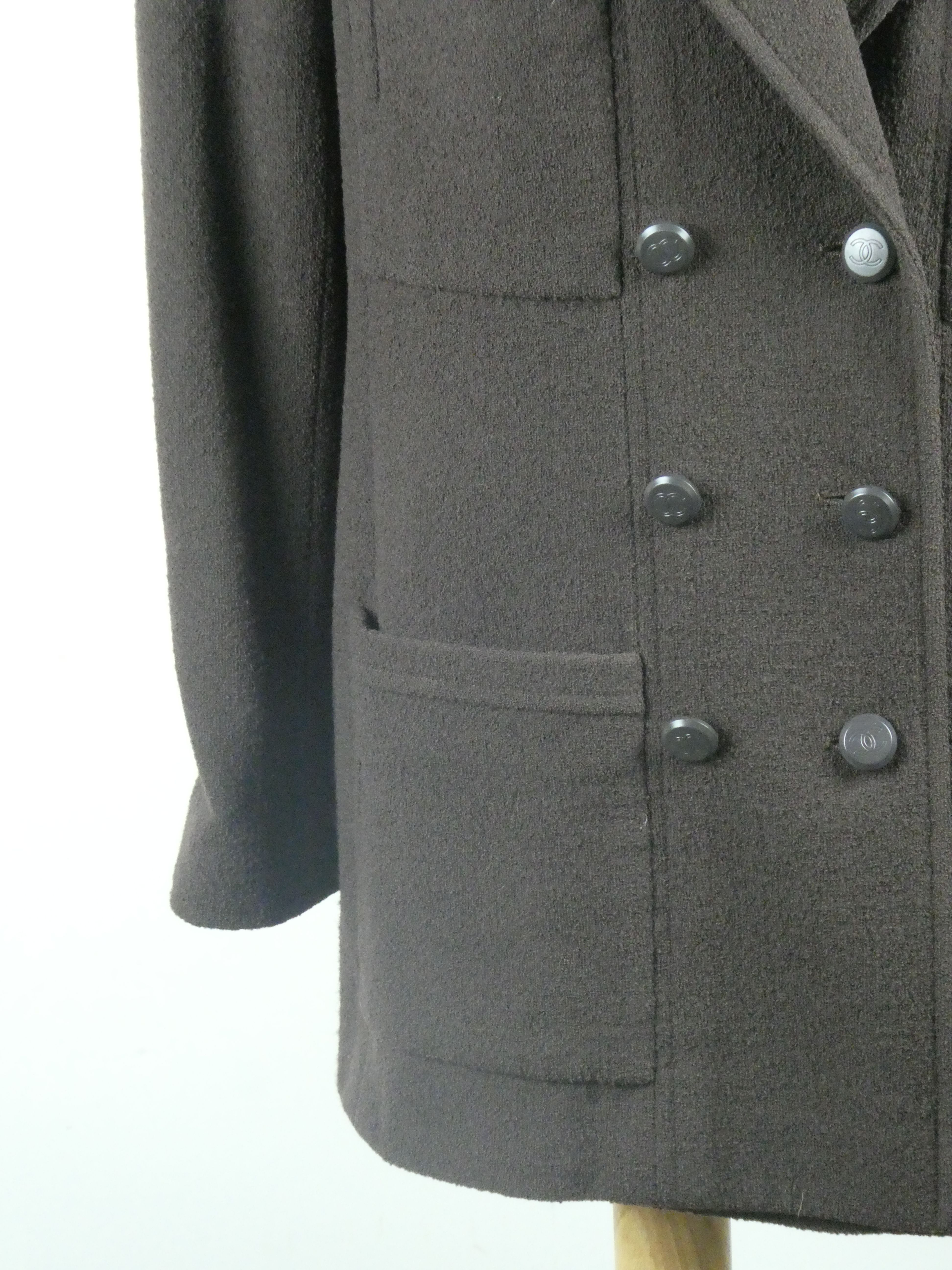Chanel veste manches longues encolure tailleur - Taille L - Photo 6