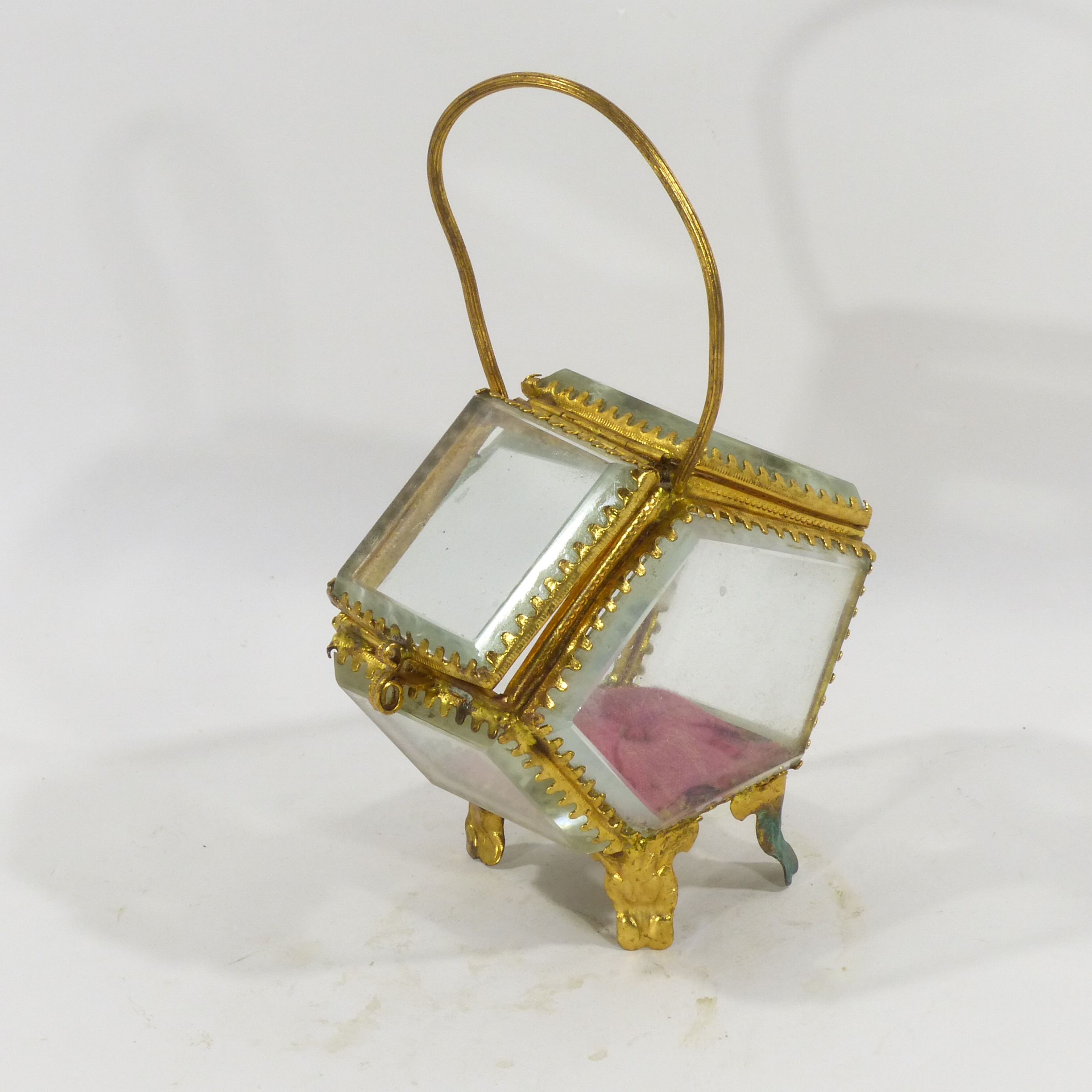 Ancienne Boîte à Bijoux / écrin En Carton - Pour Parure - Vintage - Occasion