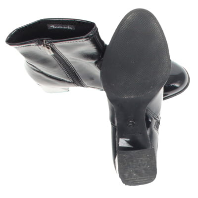 Bottines noires à talons 9 cm - femme - Tamaris - pointure 37 - Photo 2