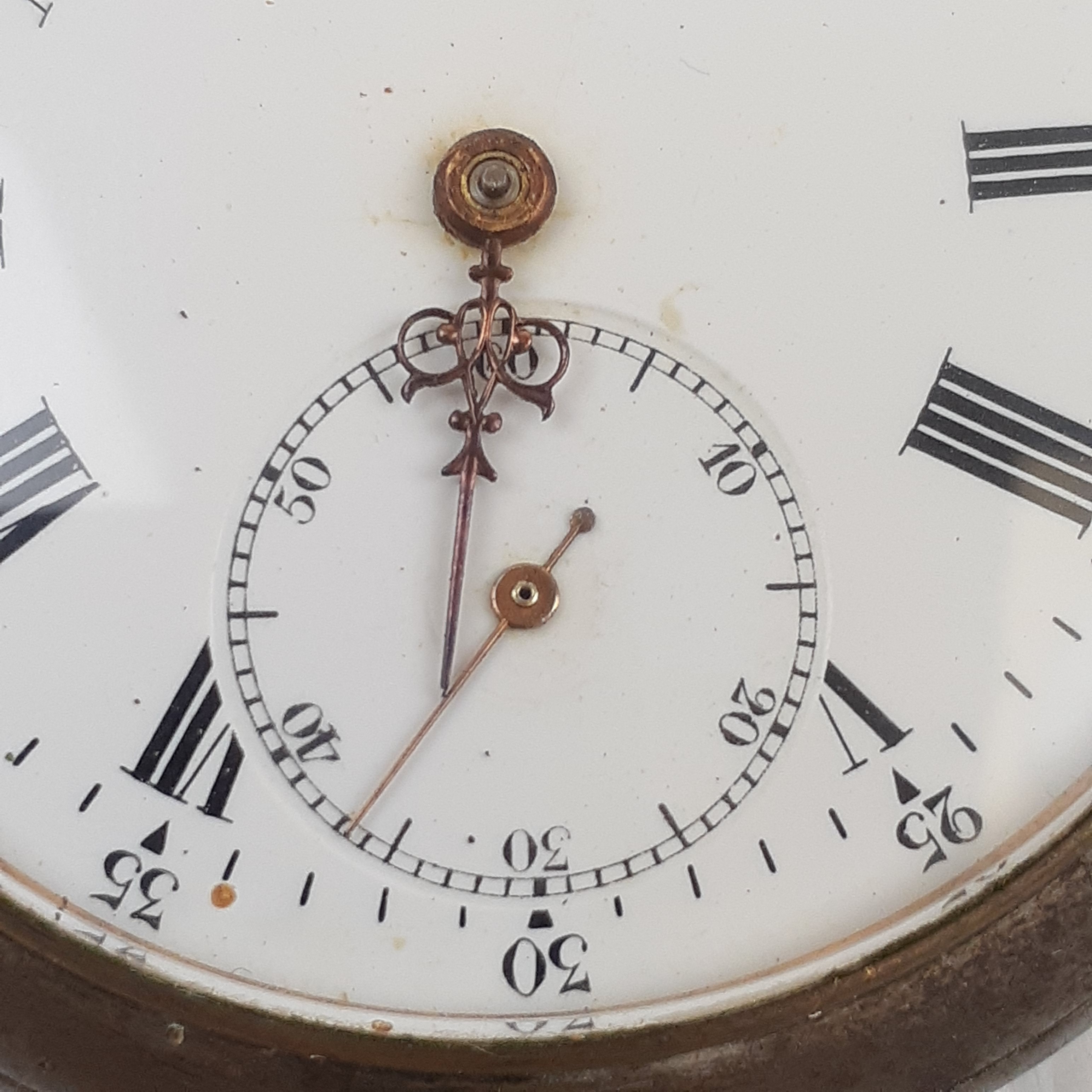 Montre de poche Gousset Besançon N° 35304 Bon état - Vue 9 - 