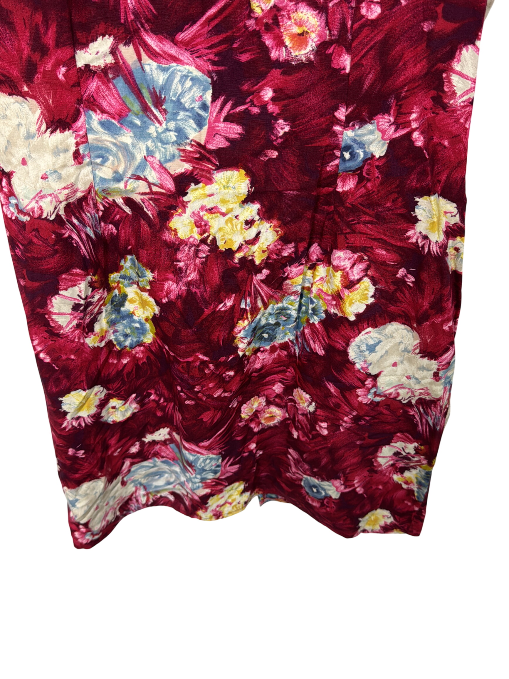 Anne Elisabeth Robe fleurie vintage M 38 élégante fluide chic Très bon état - Vue 2 - 