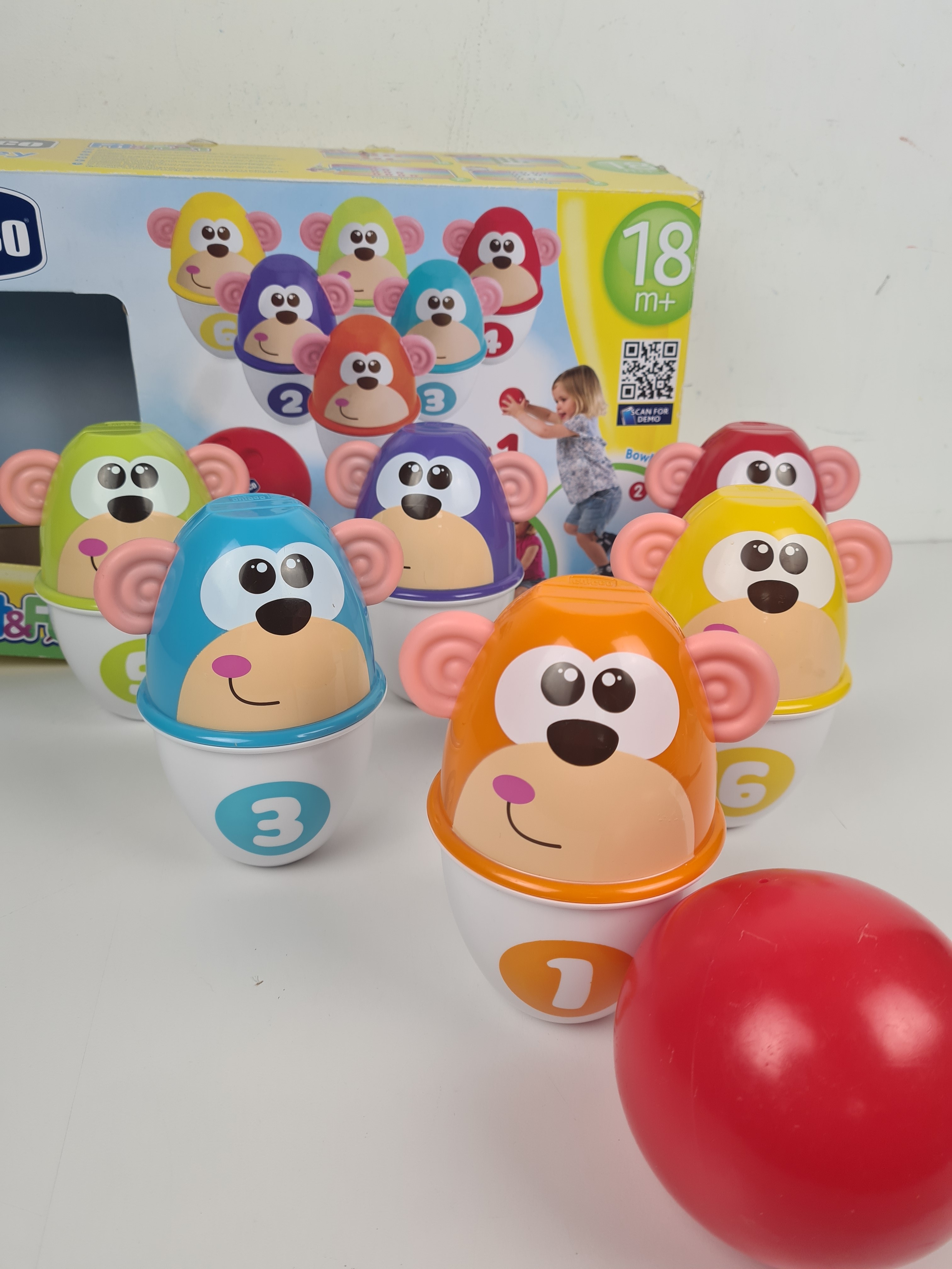 Jeu de Gioco impilabile - Stackable toy - Fit & Fun - Monkey Strike - Chicco - 18 mois + - Photo 1