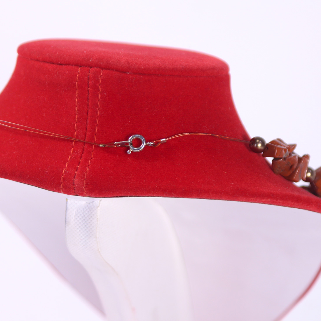 Voir photo 3 de Collier en jaspe Collier en jaspe Bon état - Vue 3 -