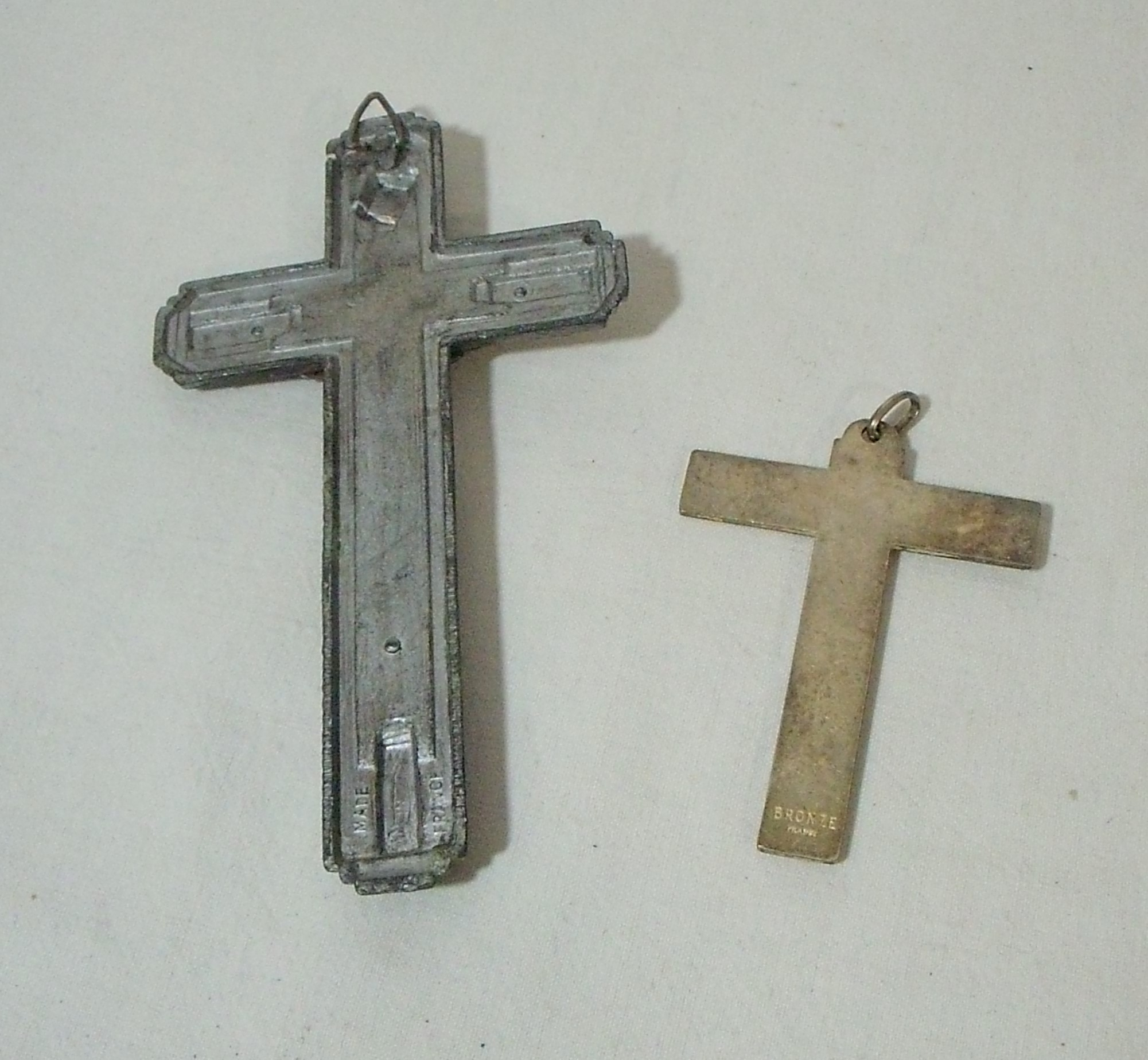 Deux crucifix anciens. Début XXe - Photo 4