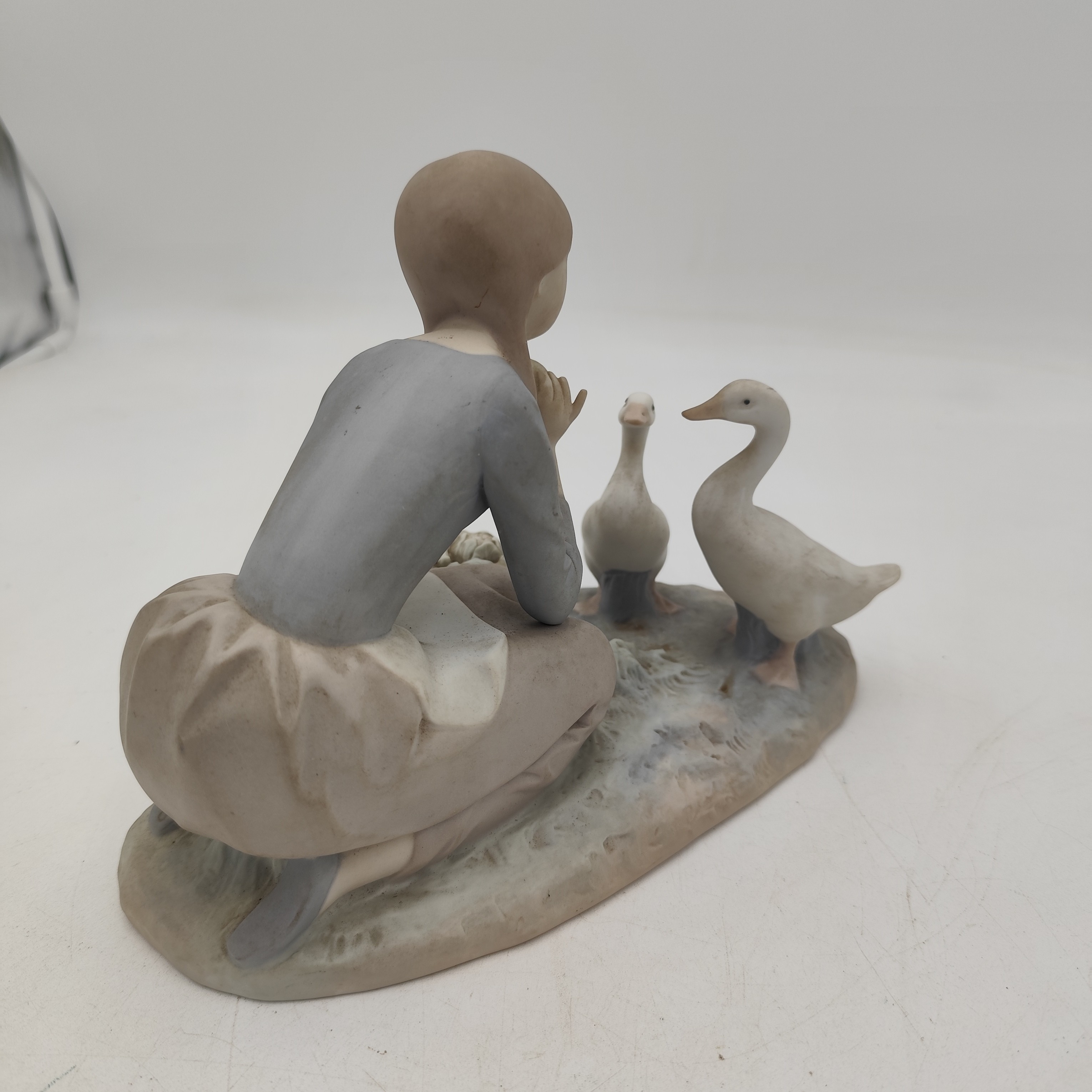 Statue "Nourrir les canards" - Lladro - Espagne Bon état - Vue 3 - 