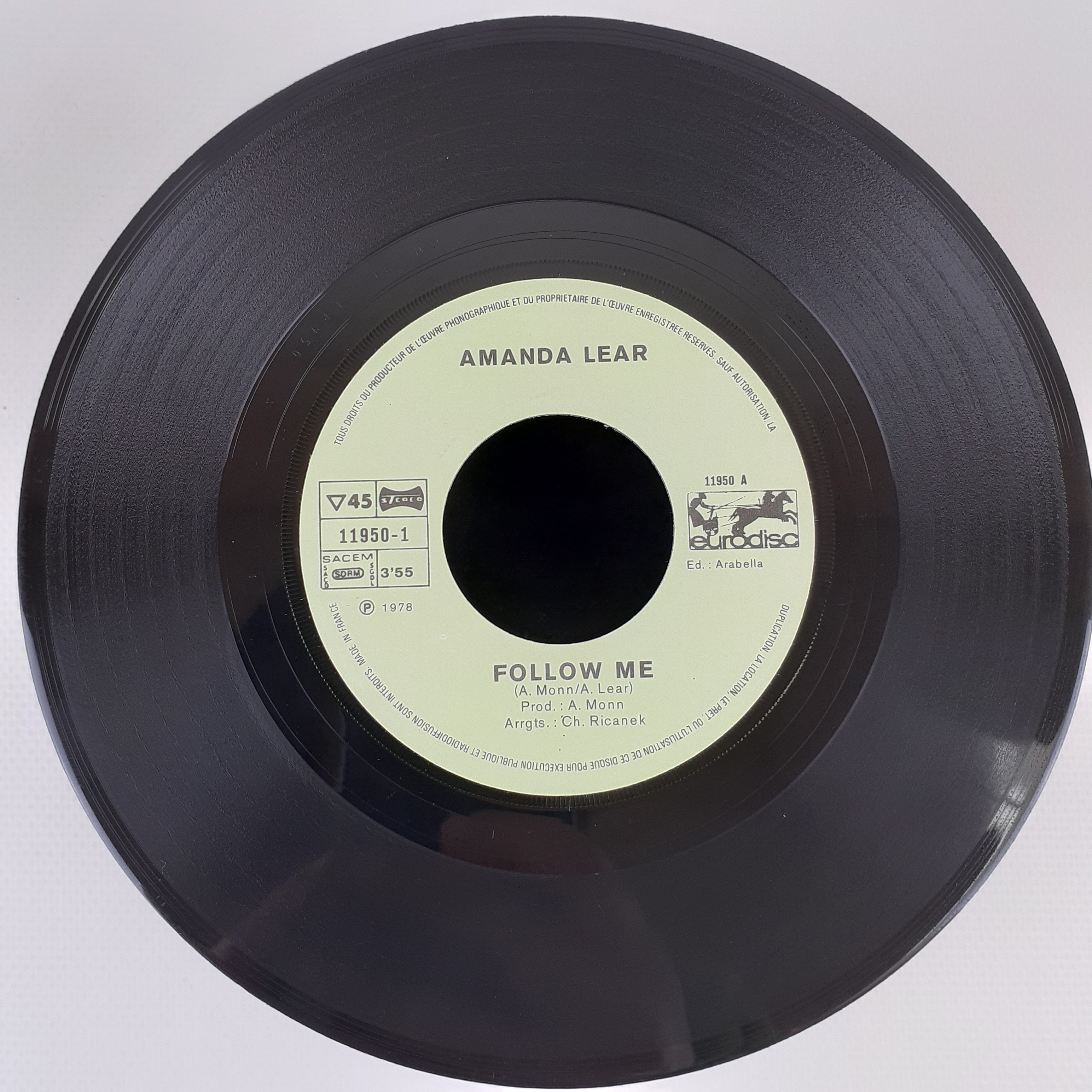 Voir photo 2 de Amanda Lear – Follow Me 1978 Amanda Lear – Follow Me 1978 Très bon état - Vue 2 -