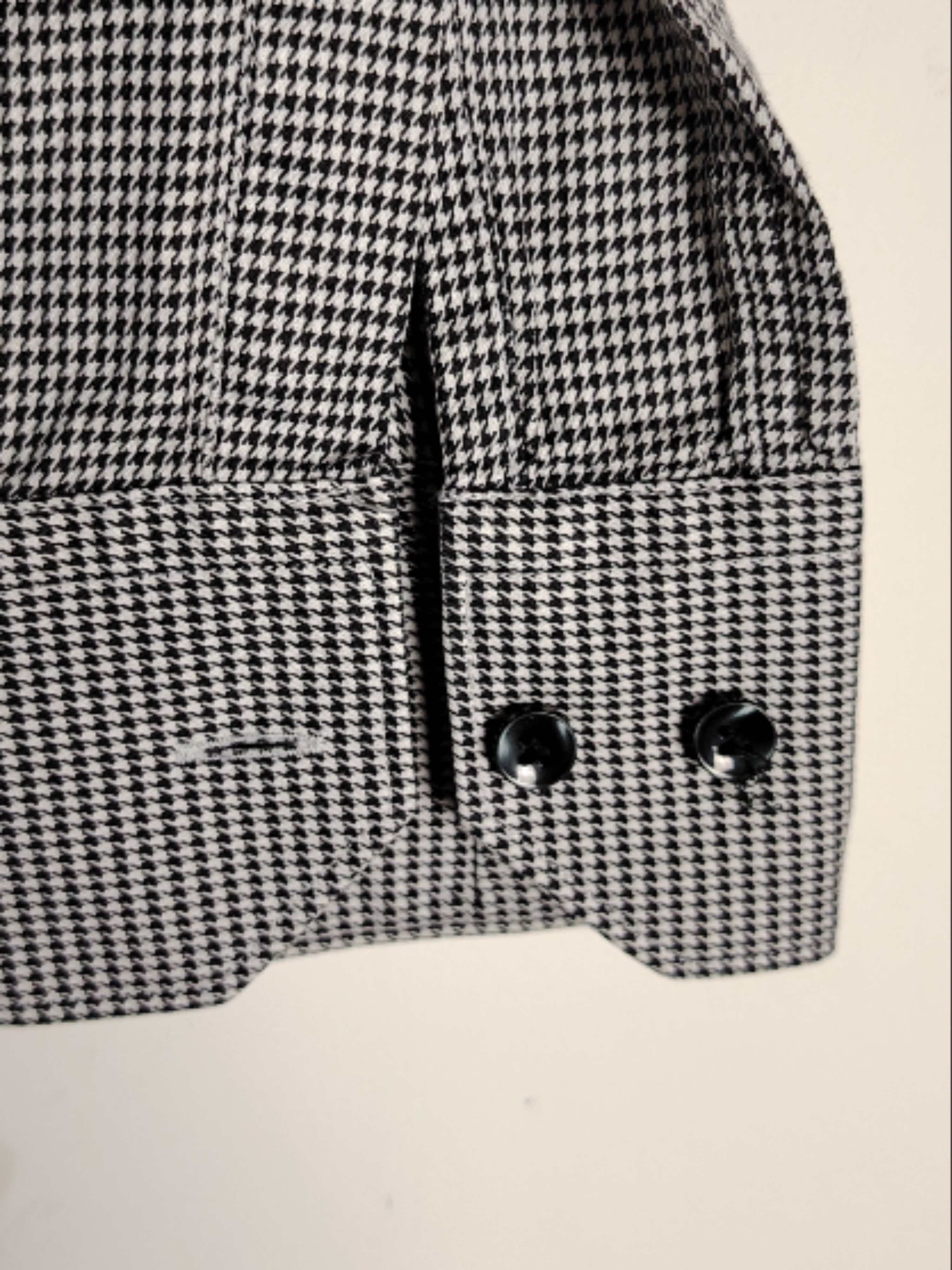 Hugo Boss -Chemise à petits carreaux noirs et blancs - 38/S - Photo 2