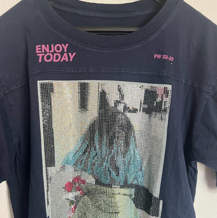 Tee-shirt Zadig & Voltaire bleu bow photoprint, TS Comme neuf - Vue 3 - 