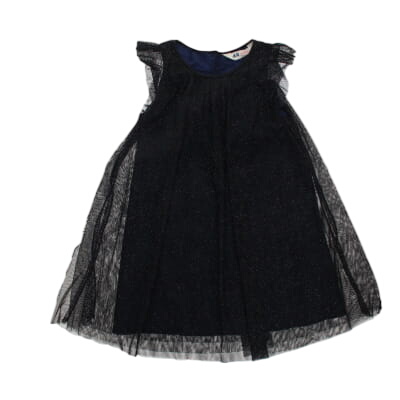 Robe noire avec fibre métallique - Fille - H&M - Taille 6 ans - Photo 0