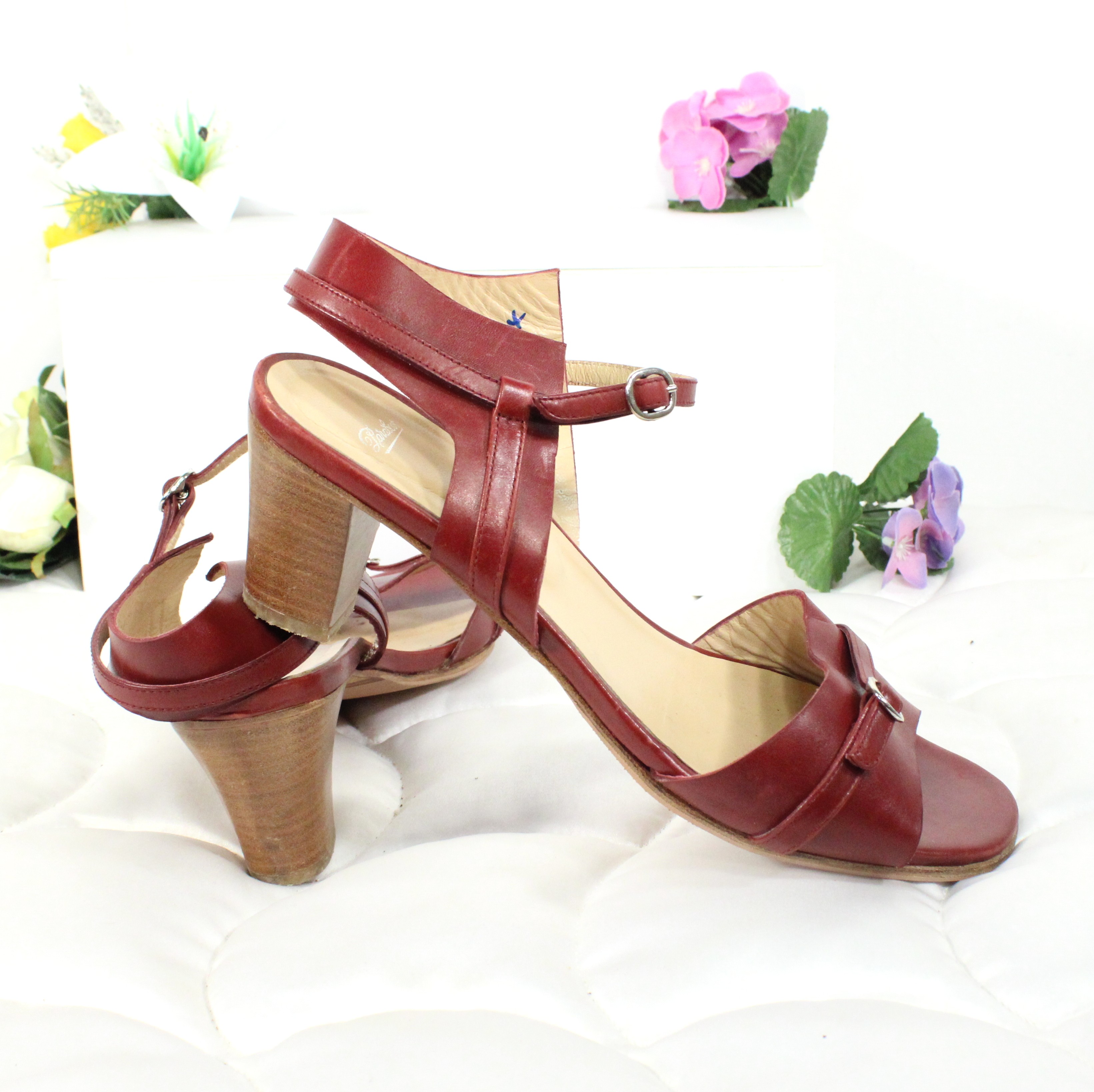 Sandales Cuir Bordeaux Pointure 41 - paraboot - Modalova