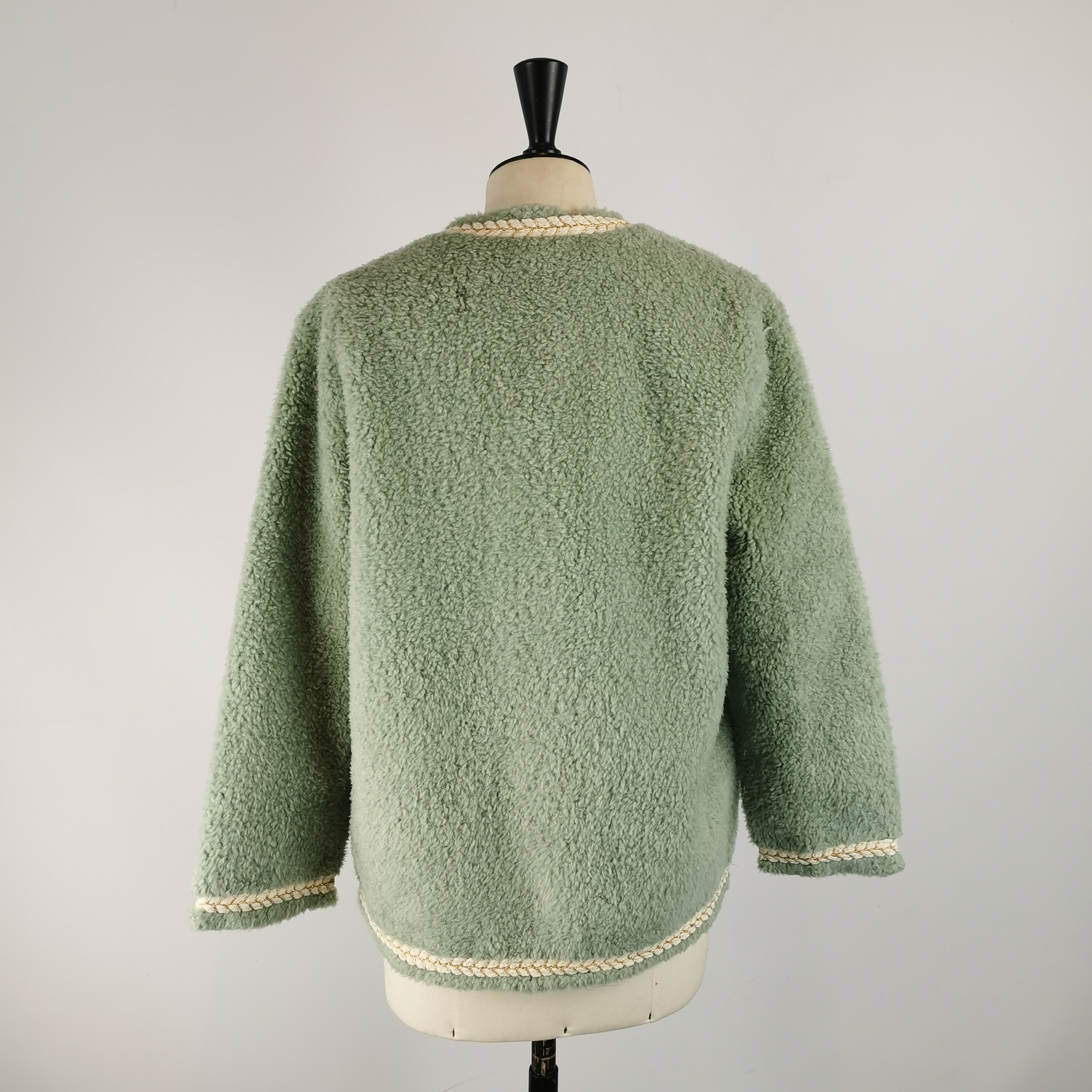 Blouson FUR DE LUXE vert pastel T38 estimée - Photo 1