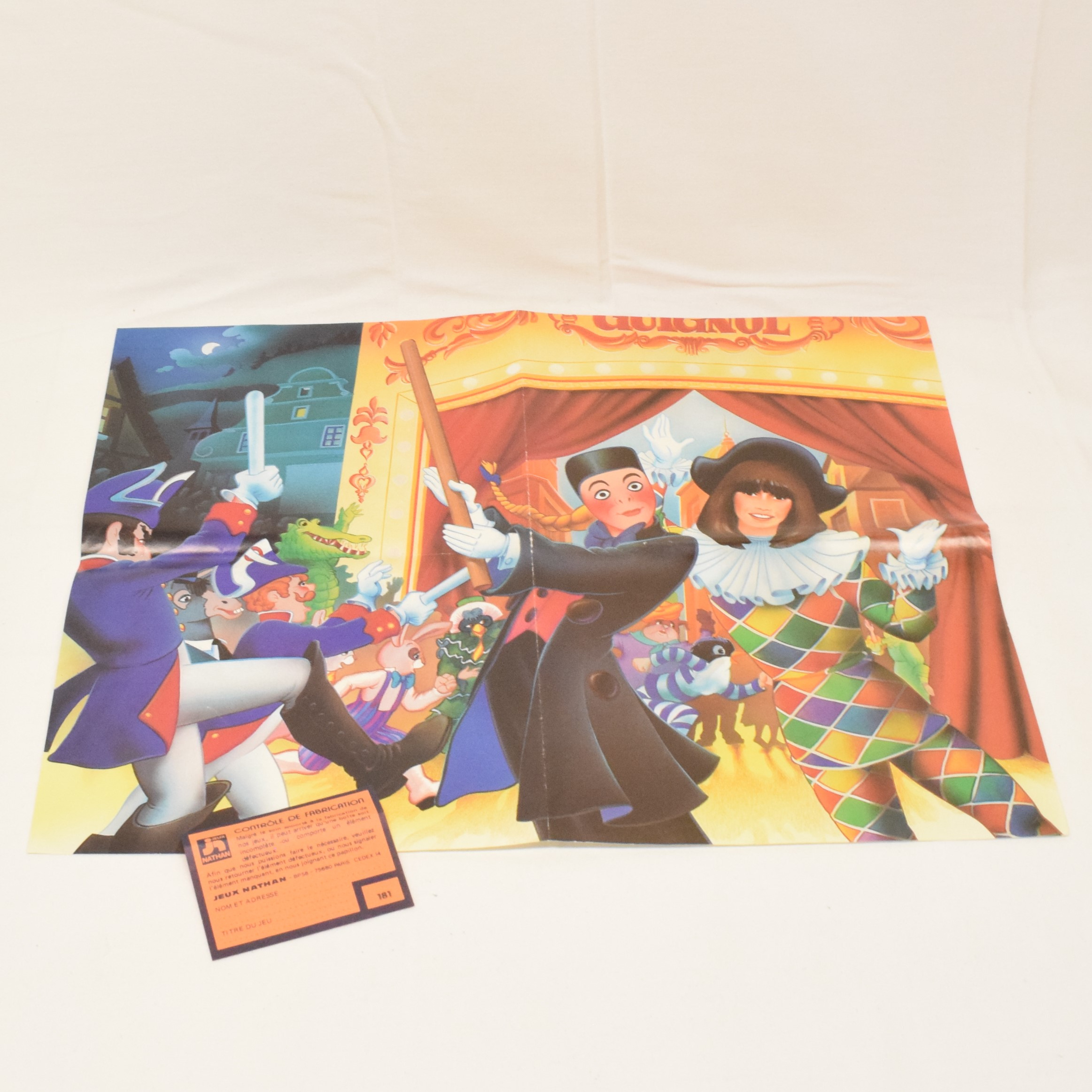 Puzzle 60 pièces Chantal Goya C'est Guignol jeux Nathan 1982 État correct - Vue 4 - 