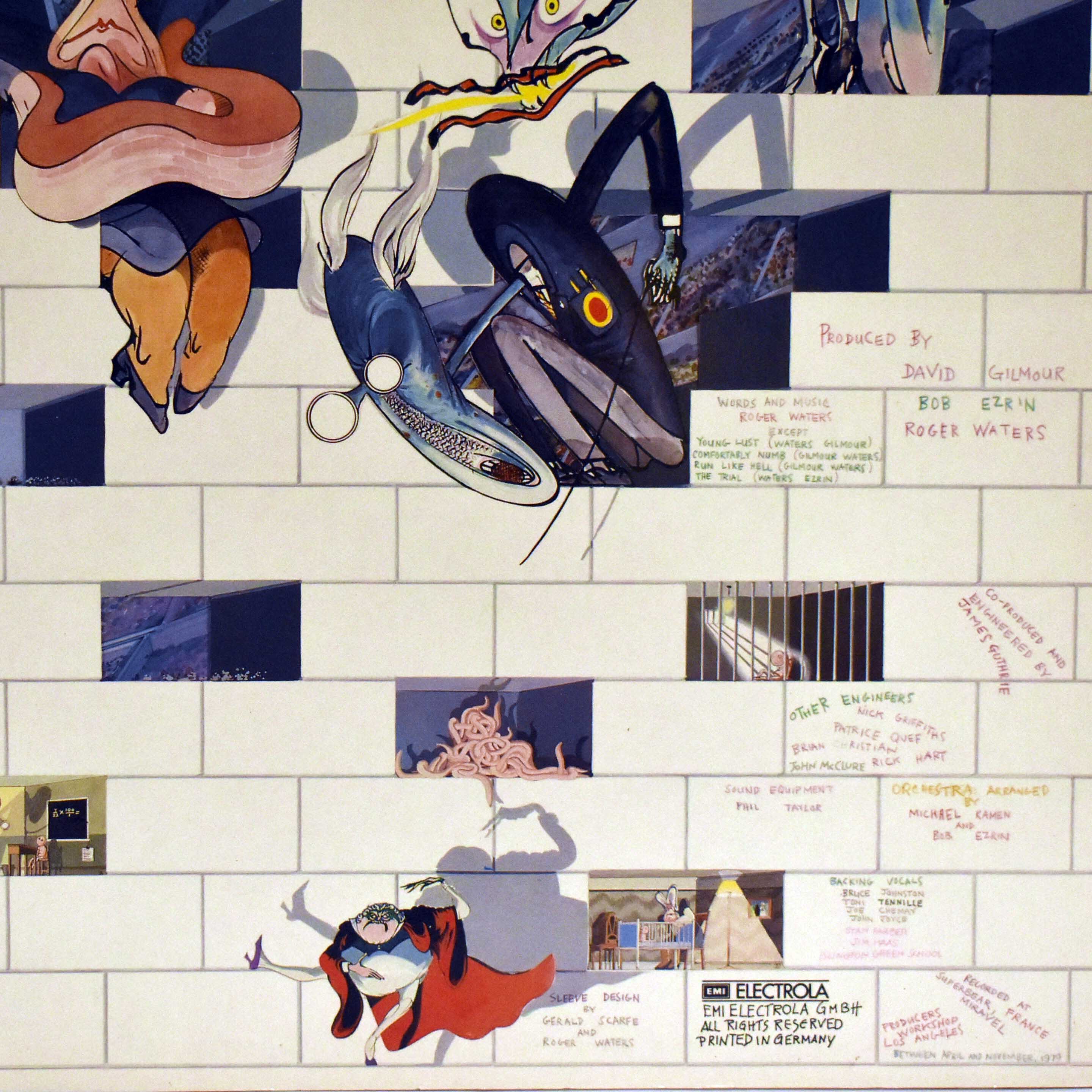 The Wall by Pink Floyd - Double Album 33 Tours Gatefold - EMI Electrola Gmbh Bon état - Vue 19 - 
