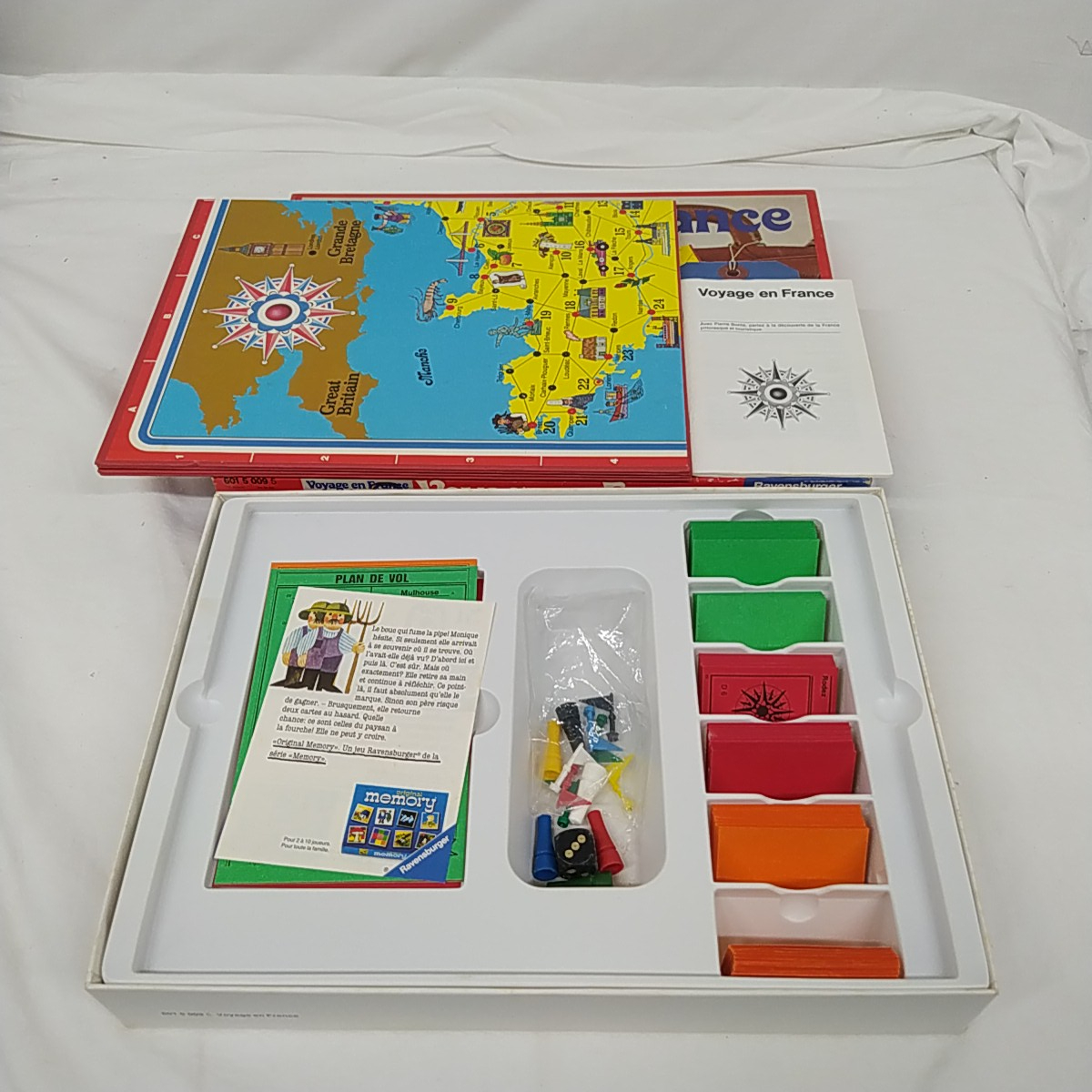 Jeu de Société " Voyage en France " Ravensburger - Pierre Bonte Bon état - Vue 2 - 