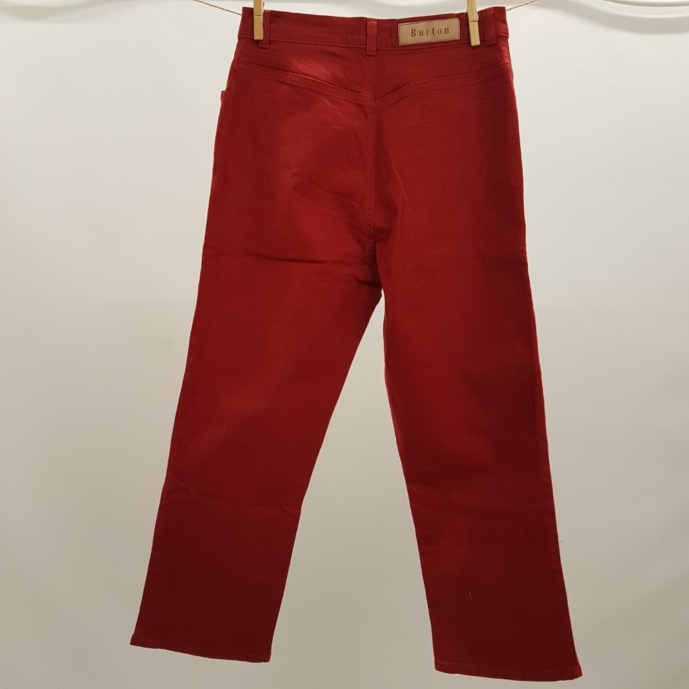Pantalon rouge - BURTON - taille 40 Très bon état - Vue 2 - 