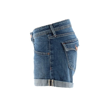 Short bleu en jeans délavé - Femme - H&M - Taille 40 - Photo 2