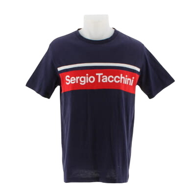 T-shirt marine imprim - taille M - sergio tacchini - Modalova