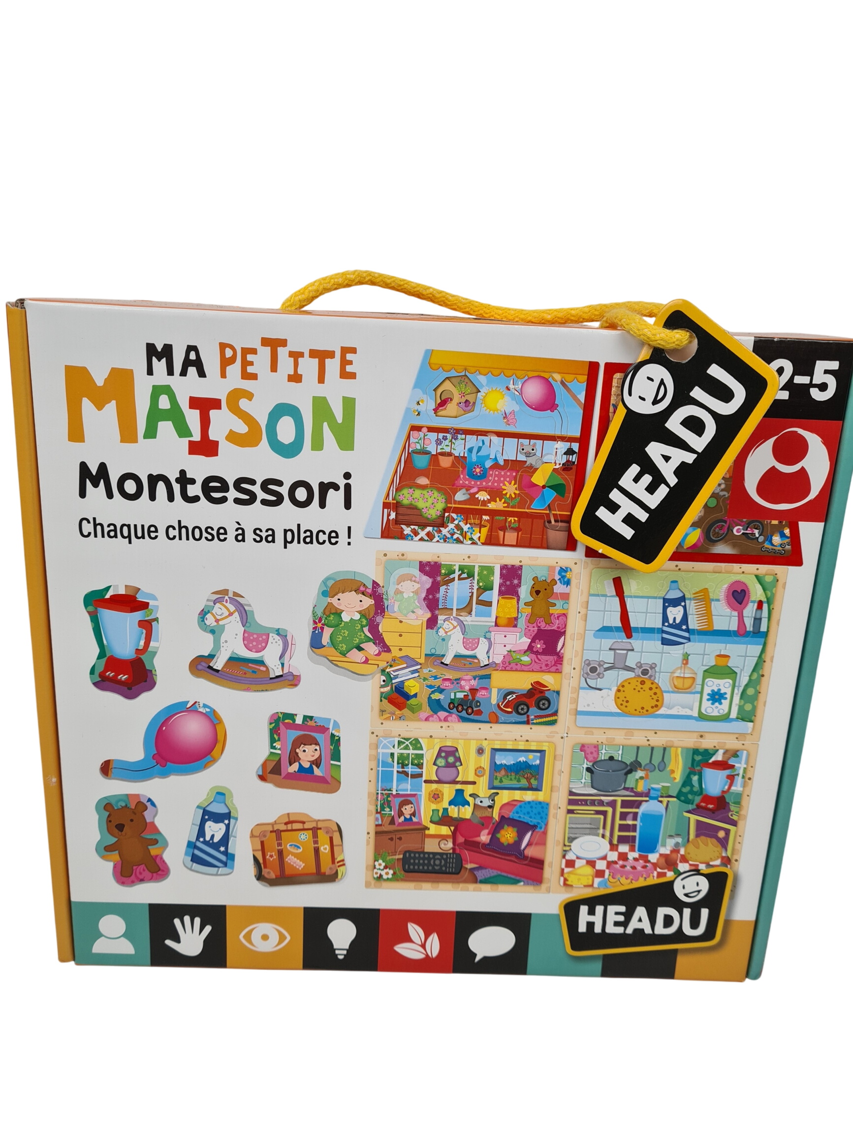 Jeu éducatif - Ma petit maison - Montessori - Headu - 2 à 5 ans - Photo 0