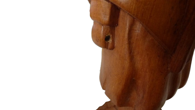 Statuette en bois - Homme Asiatique - Photo 12